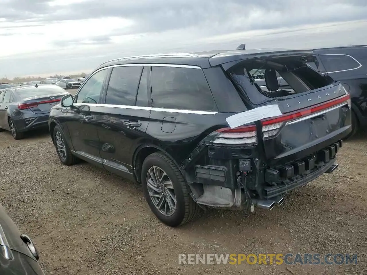 2 Photograph of a damaged car 5LM5J0WC8PGL09486 LINCOLN AVIATOR 2023