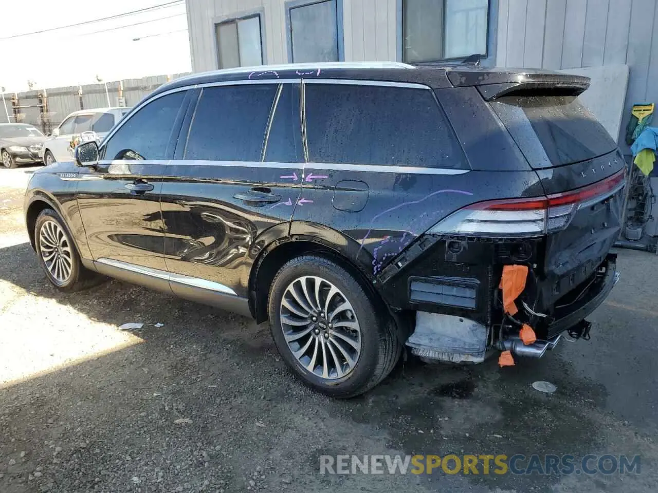 2 Photograph of a damaged car 5LM5J7WC8PGL06144 LINCOLN AVIATOR 2023