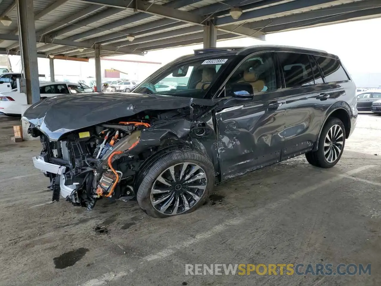 1 Photograph of a damaged car 5LMYJ9YY3PNL03049 LINCOLN AVIATOR 2023
