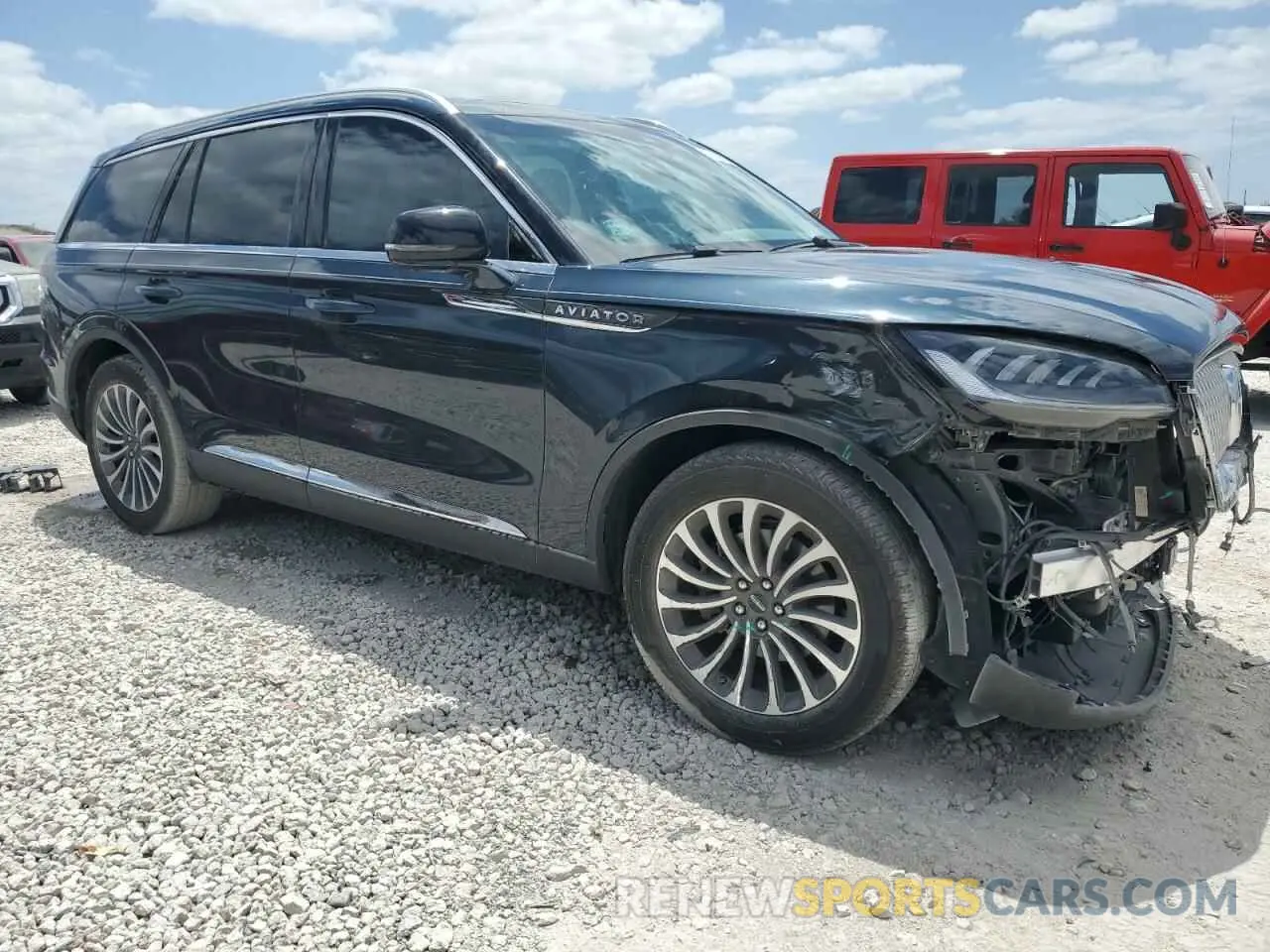 4 Photograph of a damaged car 5LM5J7WC7RGL01388 LINCOLN AVIATOR 2024