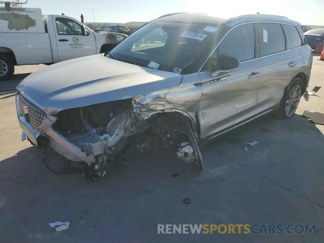 1 Photograph of a damaged car 5LMCJ1D96LUL05291 LINCOLN CORSAIR 2020