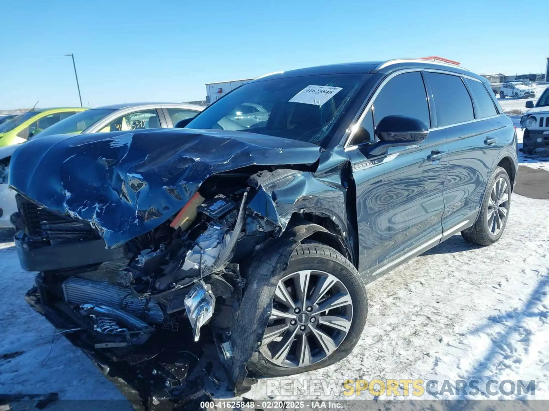 2 Photograph of a damaged car 5LMCJ2D90MUL06413 LINCOLN CORSAIR 2021