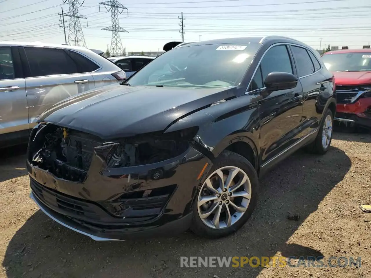 1 Photograph of a damaged car 5LMCJ2C94KUL03674 LINCOLN MKC 2019