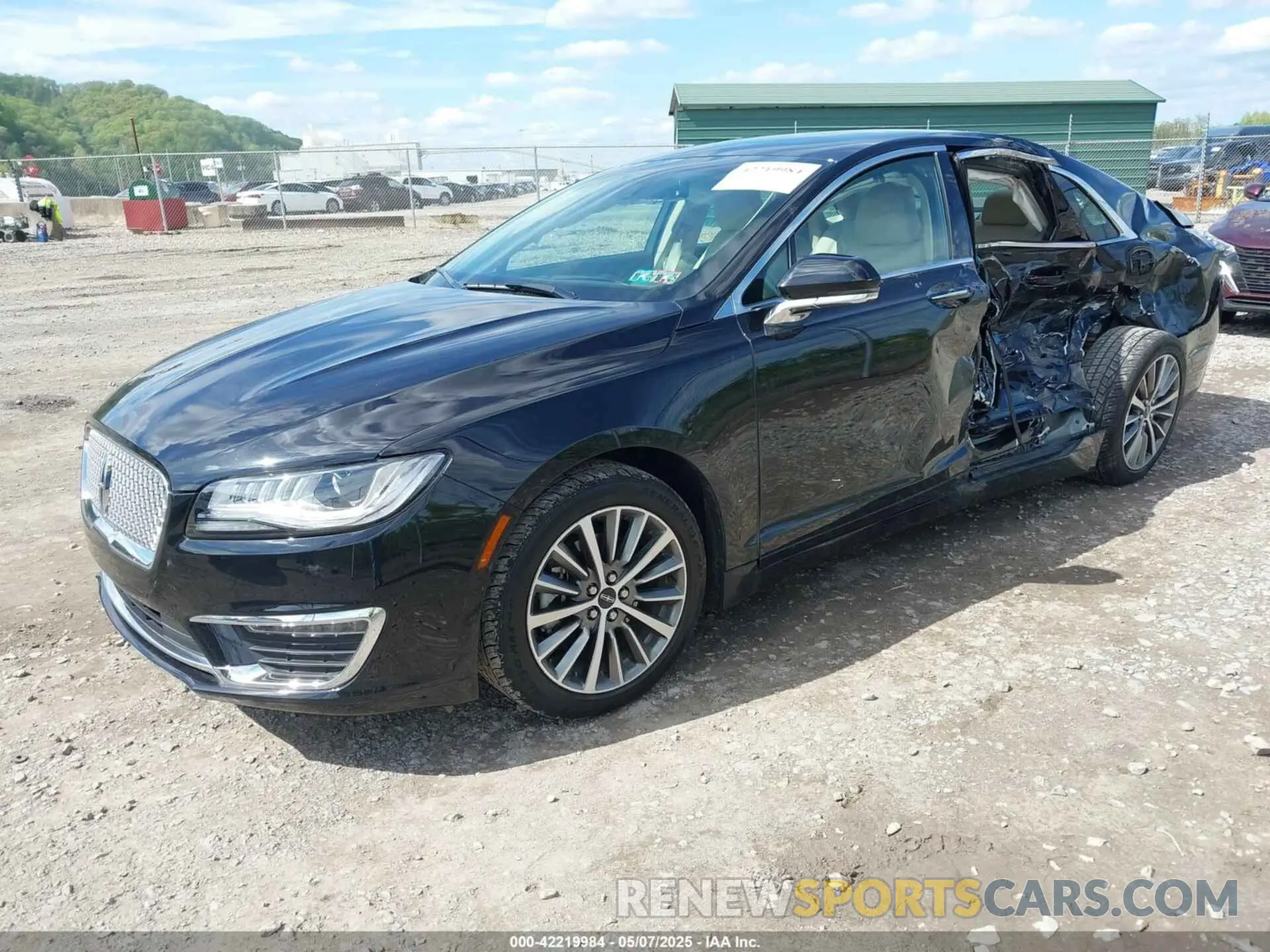 2 Photograph of a damaged car 3LN6L5B92KR604125 LINCOLN MKZ 2019