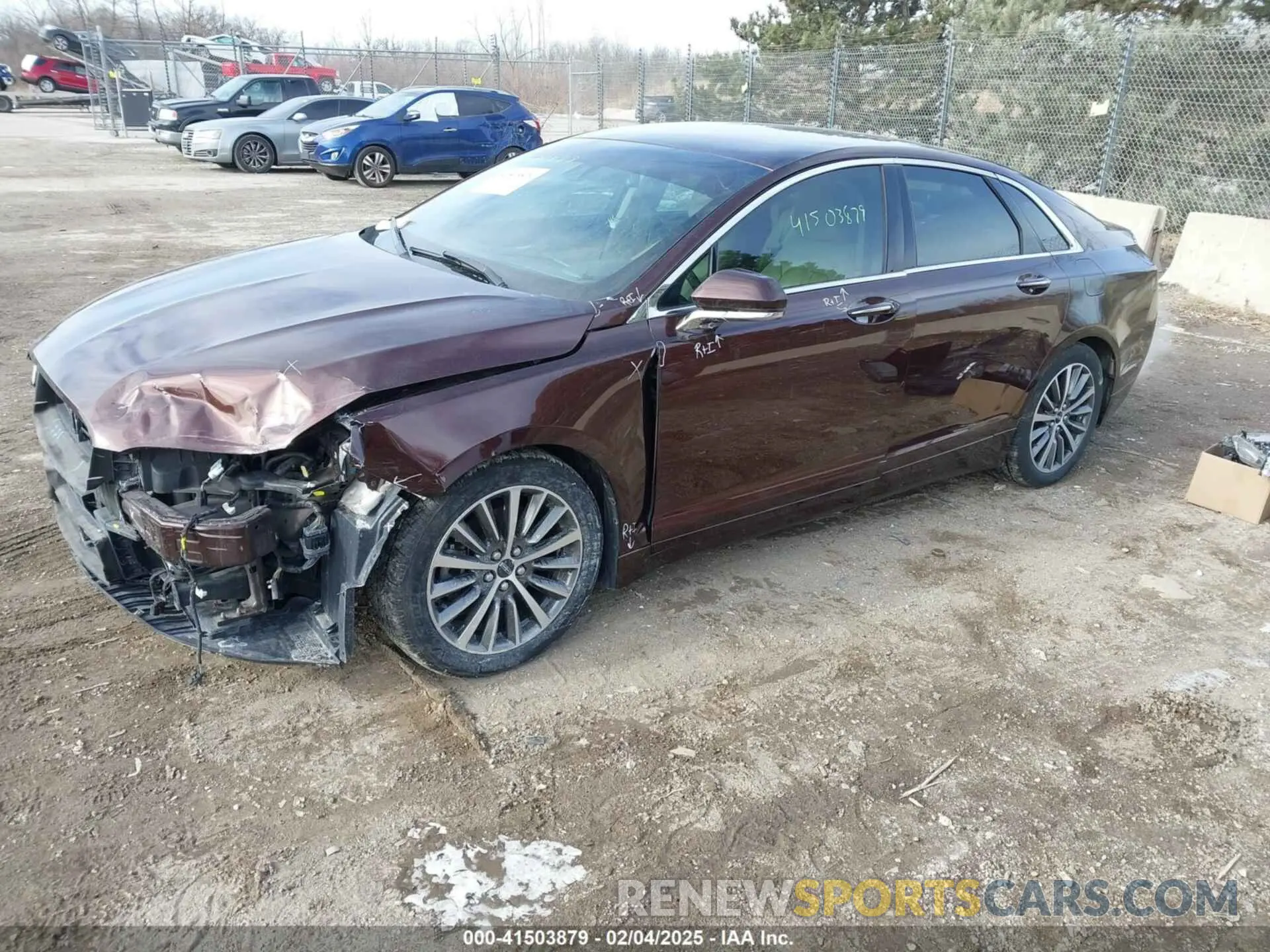 2 Фотография поврежденного автомобиля 3LN6L5B95KR605611 LINCOLN MKZ 2019