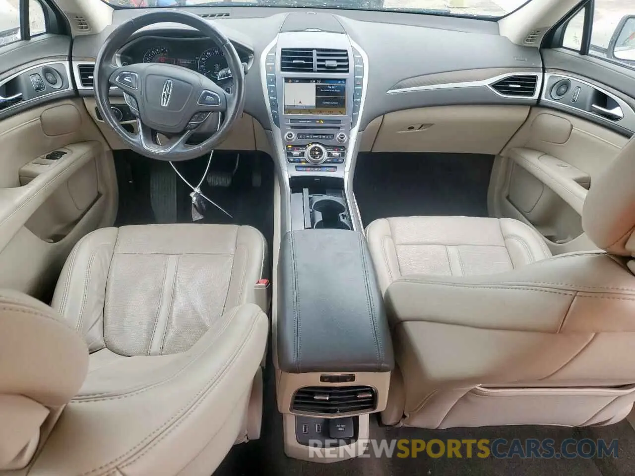 8 Photograph of a damaged car 3LN6L5E91KR607836 LINCOLN MKZ 2019