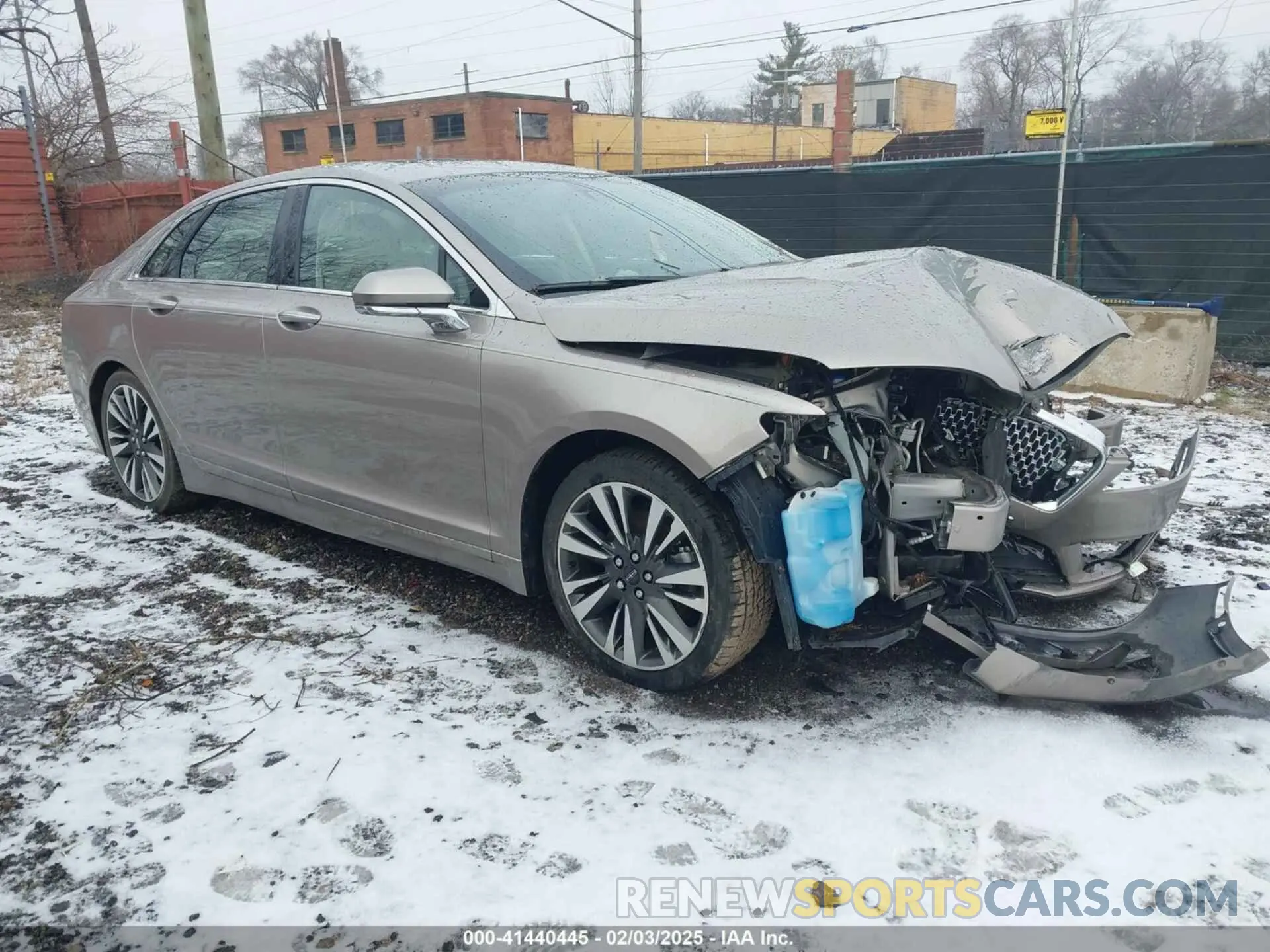 1 Фотография поврежденного автомобиля 3LN6L5F91KR613327 LINCOLN MKZ 2019