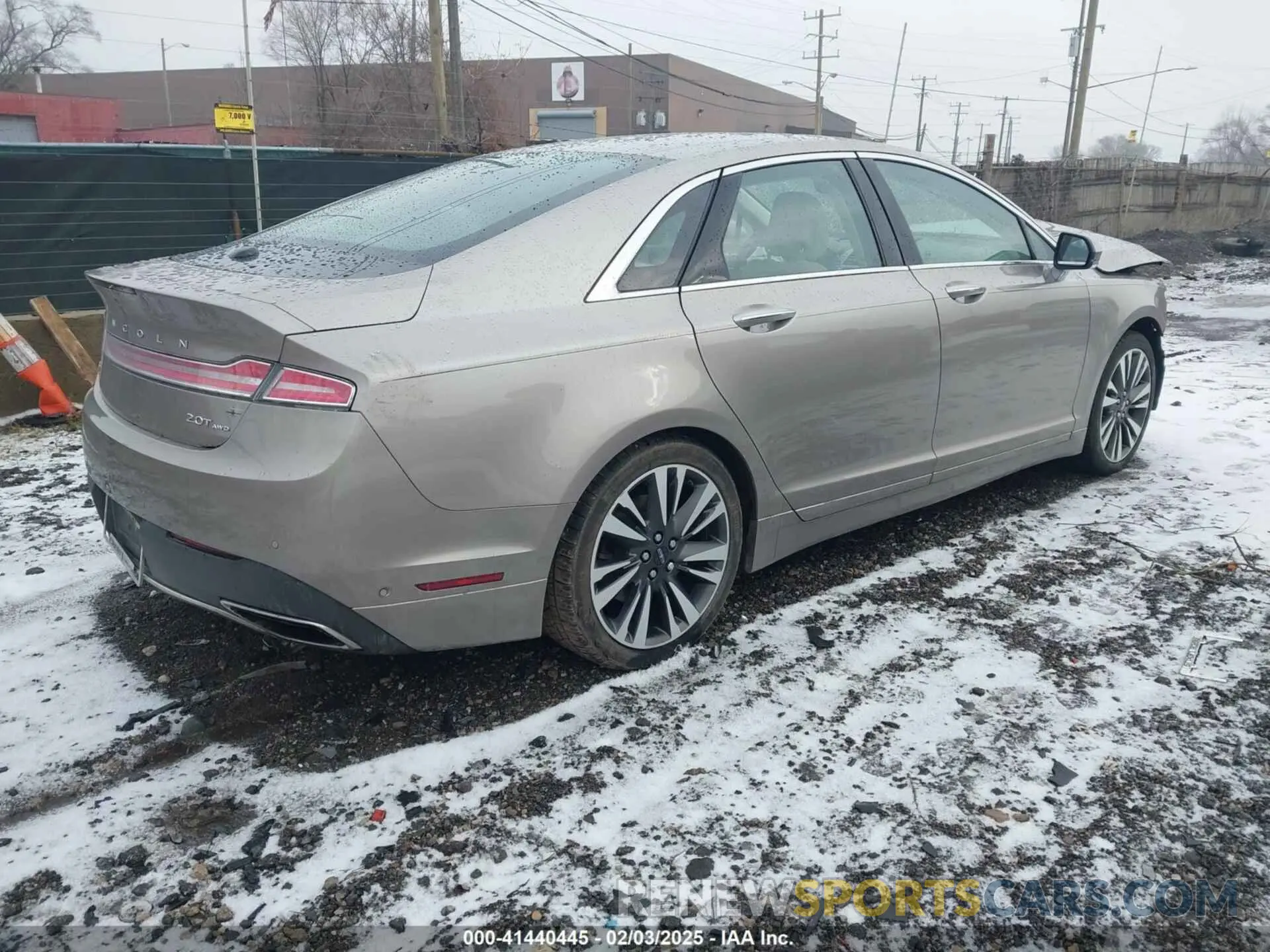4 Фотография поврежденного автомобиля 3LN6L5F91KR613327 LINCOLN MKZ 2019