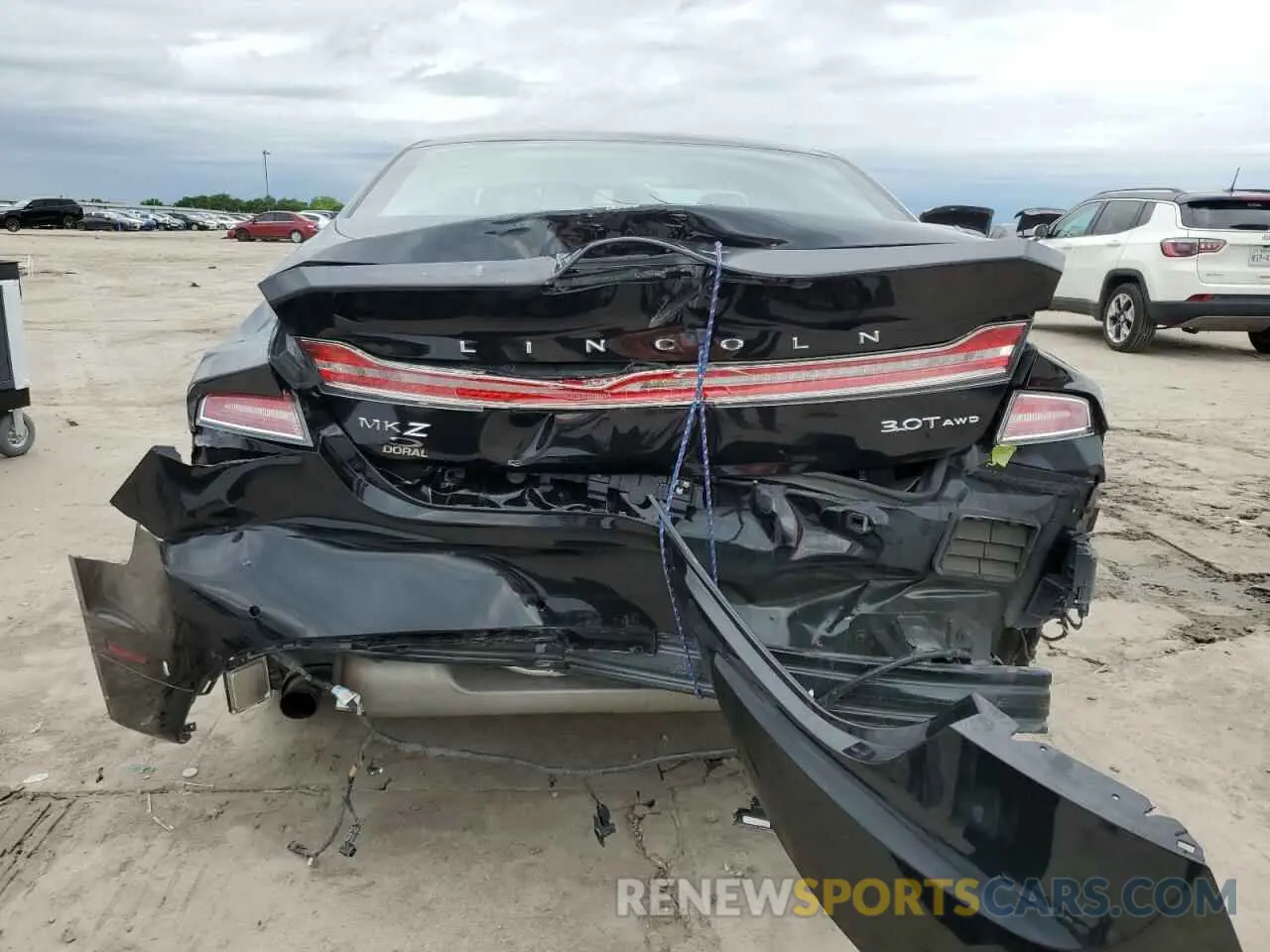 6 Photograph of a damaged car 3LN6L5FC1KR623464 LINCOLN MKZ 2019