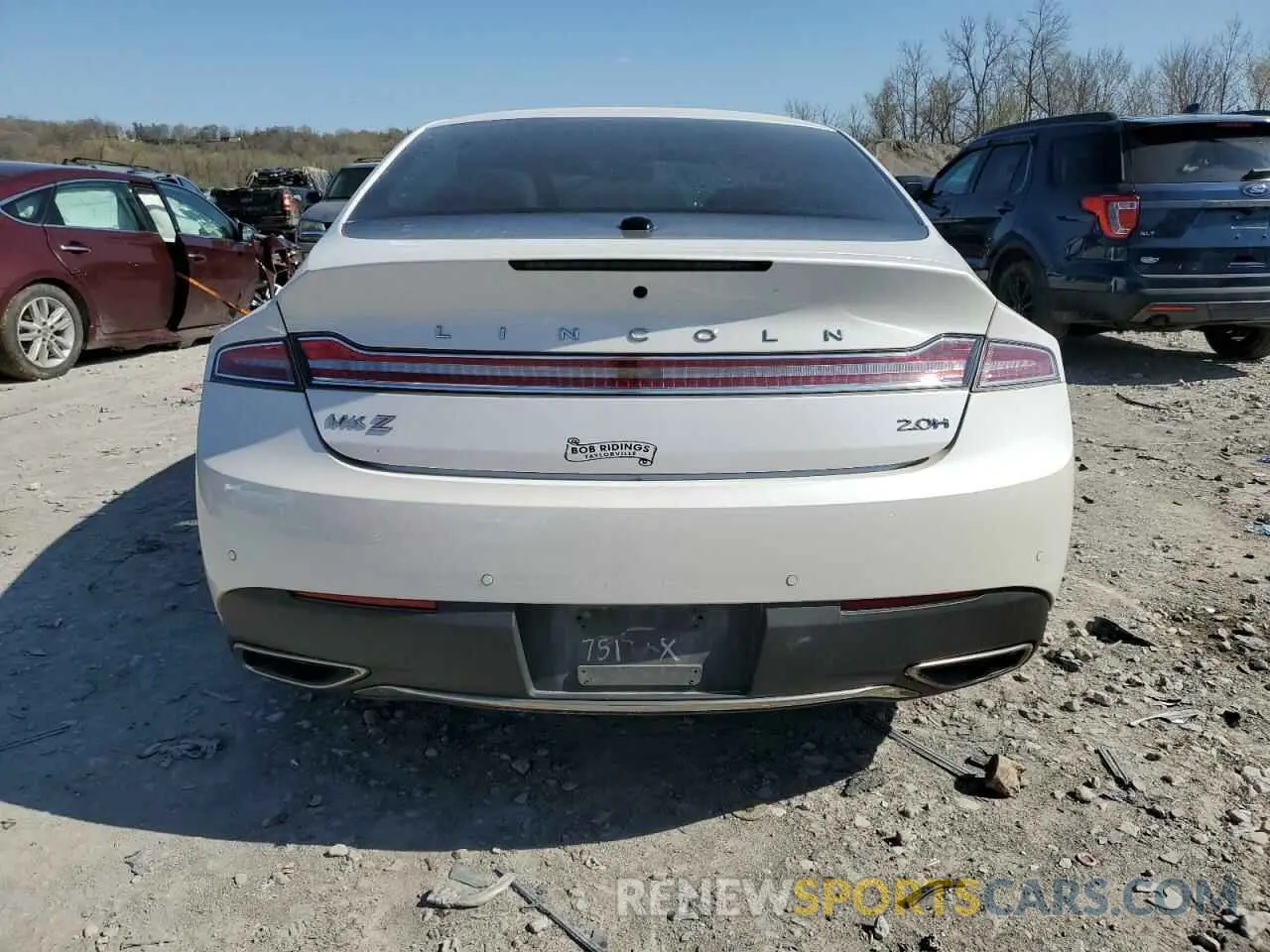 6 Фотография поврежденного автомобиля 3LN6L5KUXKR604751 LINCOLN MKZ 2019