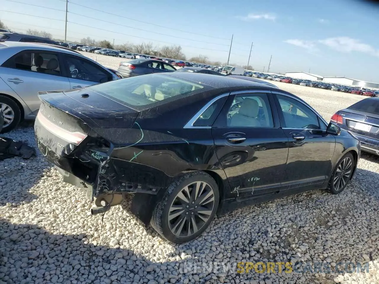 3 Photograph of a damaged car 3LN6L5E93LR614434 LINCOLN MKZ 2020
