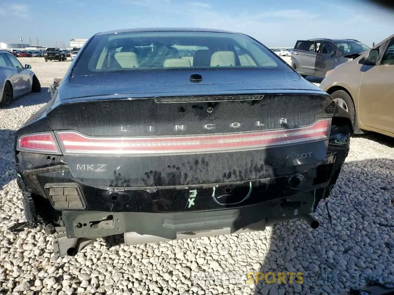 6 Photograph of a damaged car 3LN6L5E93LR614434 LINCOLN MKZ 2020