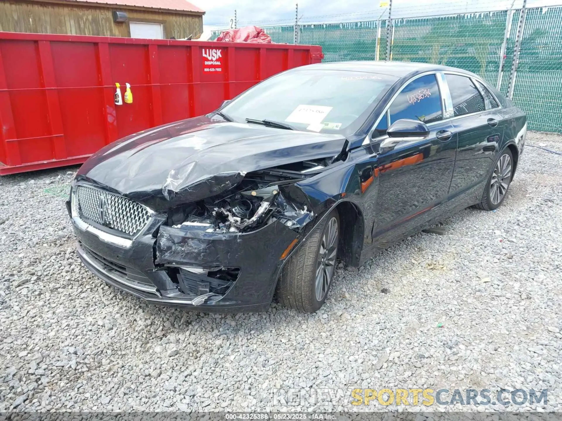 2 Photograph of a damaged car 3LN6L5E94LR602504 LINCOLN MKZ 2020