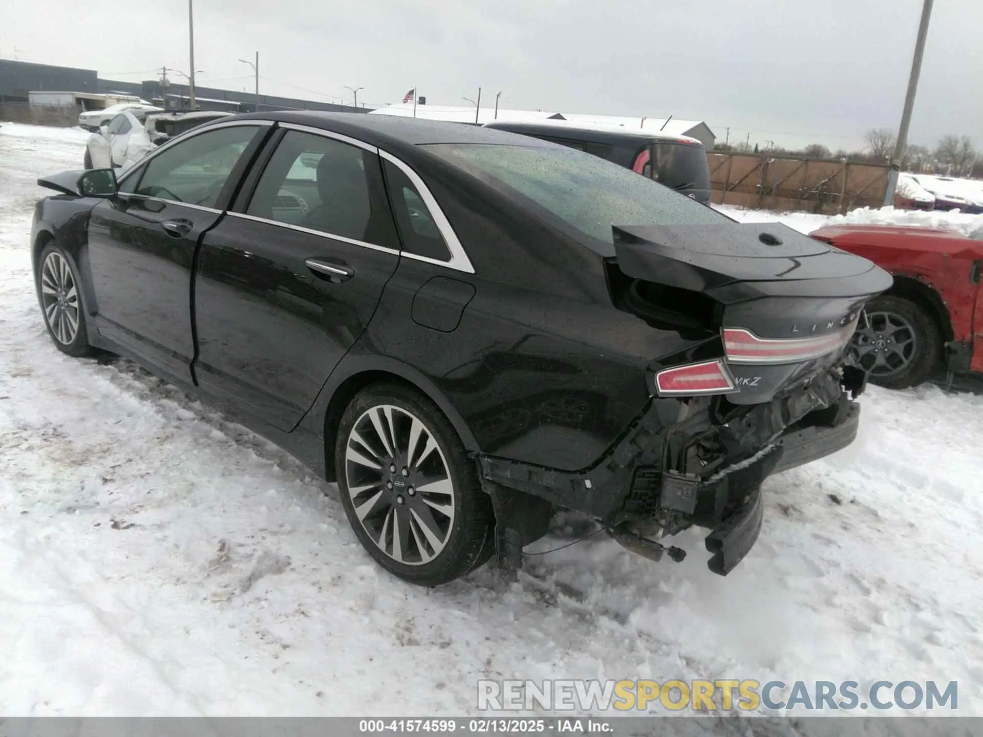 3 Photograph of a damaged car 3LN6L5F91LR604094 LINCOLN MKZ 2020