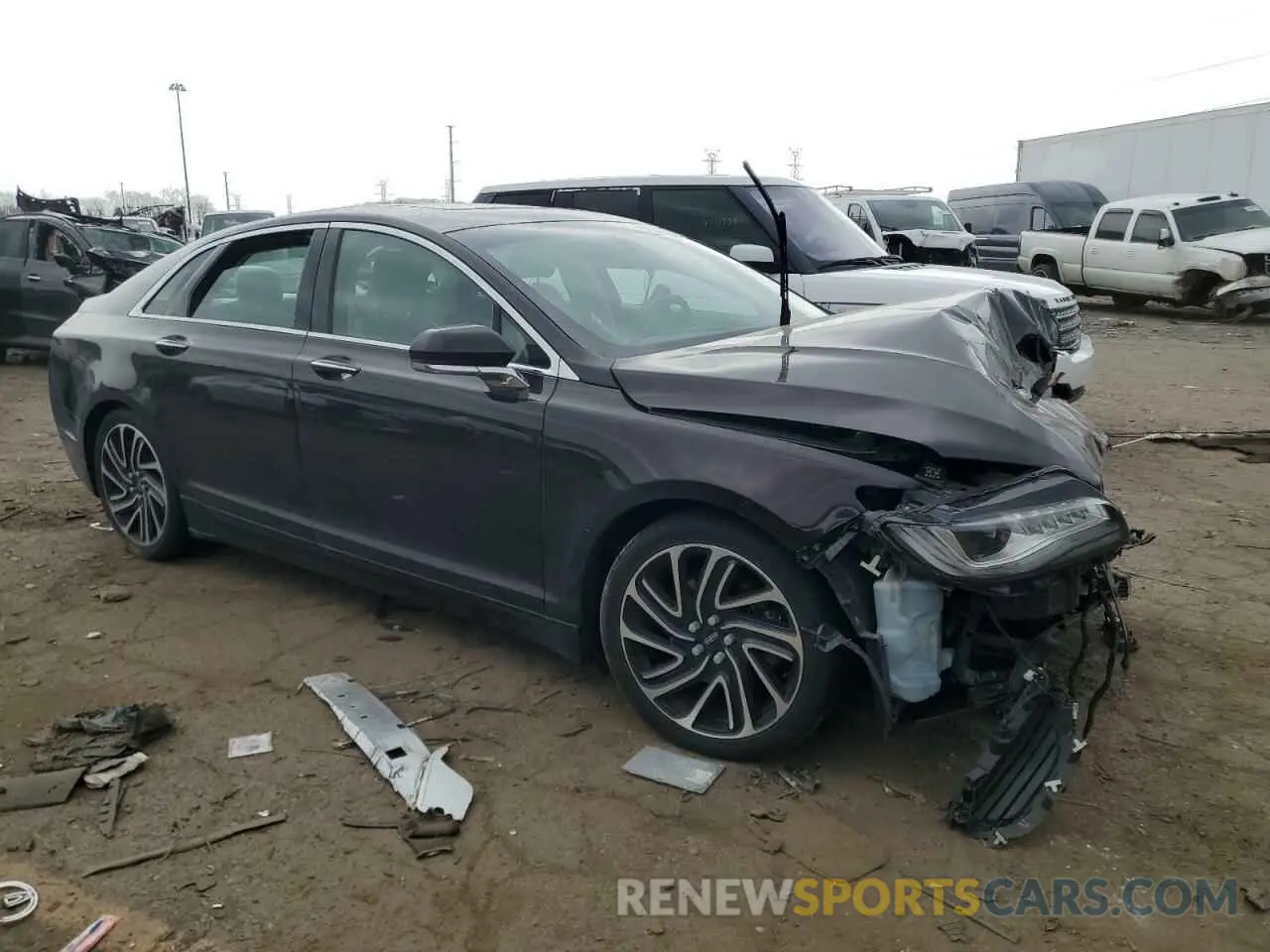4 Фотография поврежденного автомобиля 3LN6L5F95LR609041 LINCOLN MKZ 2020