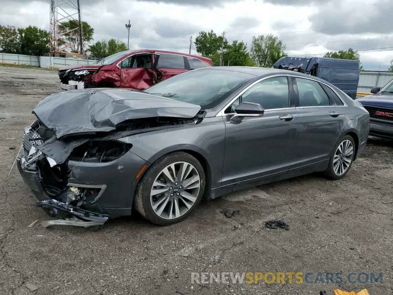 1 Photograph of a damaged car 3LN6L5F99LR617188 LINCOLN MKZ 2020