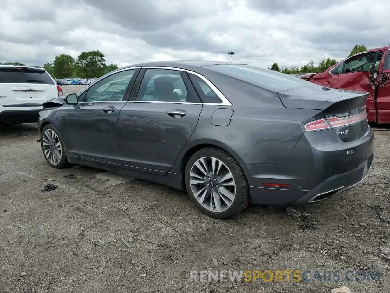 2 Photograph of a damaged car 3LN6L5F99LR617188 LINCOLN MKZ 2020