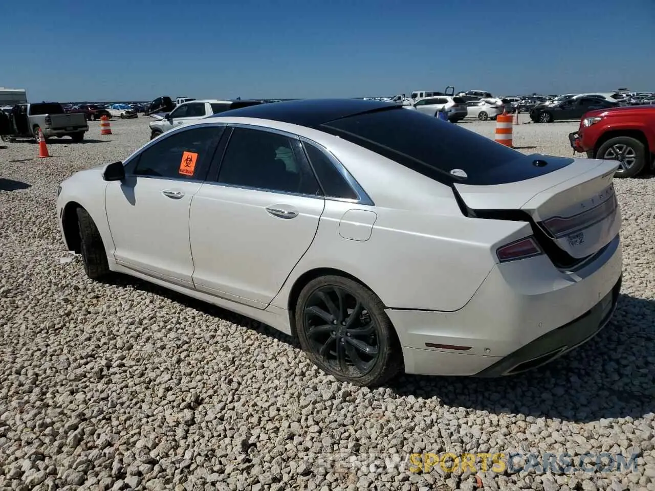 2 Photograph of a damaged car 3LN6L5LU4LR603885 LINCOLN MKZ 2020