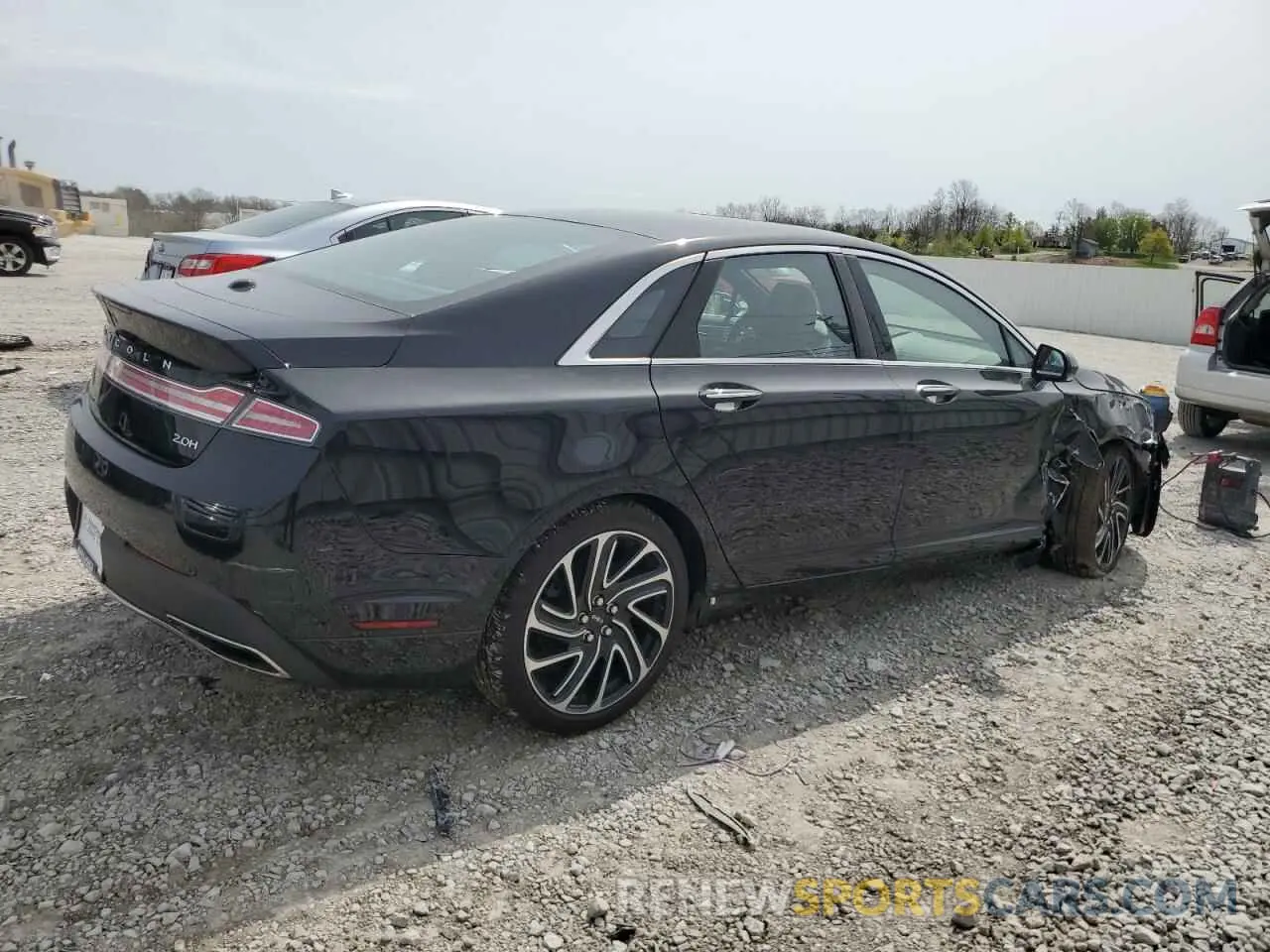 3 Photograph of a damaged car 3LN6L5LU8LR611648 LINCOLN MKZ 2020