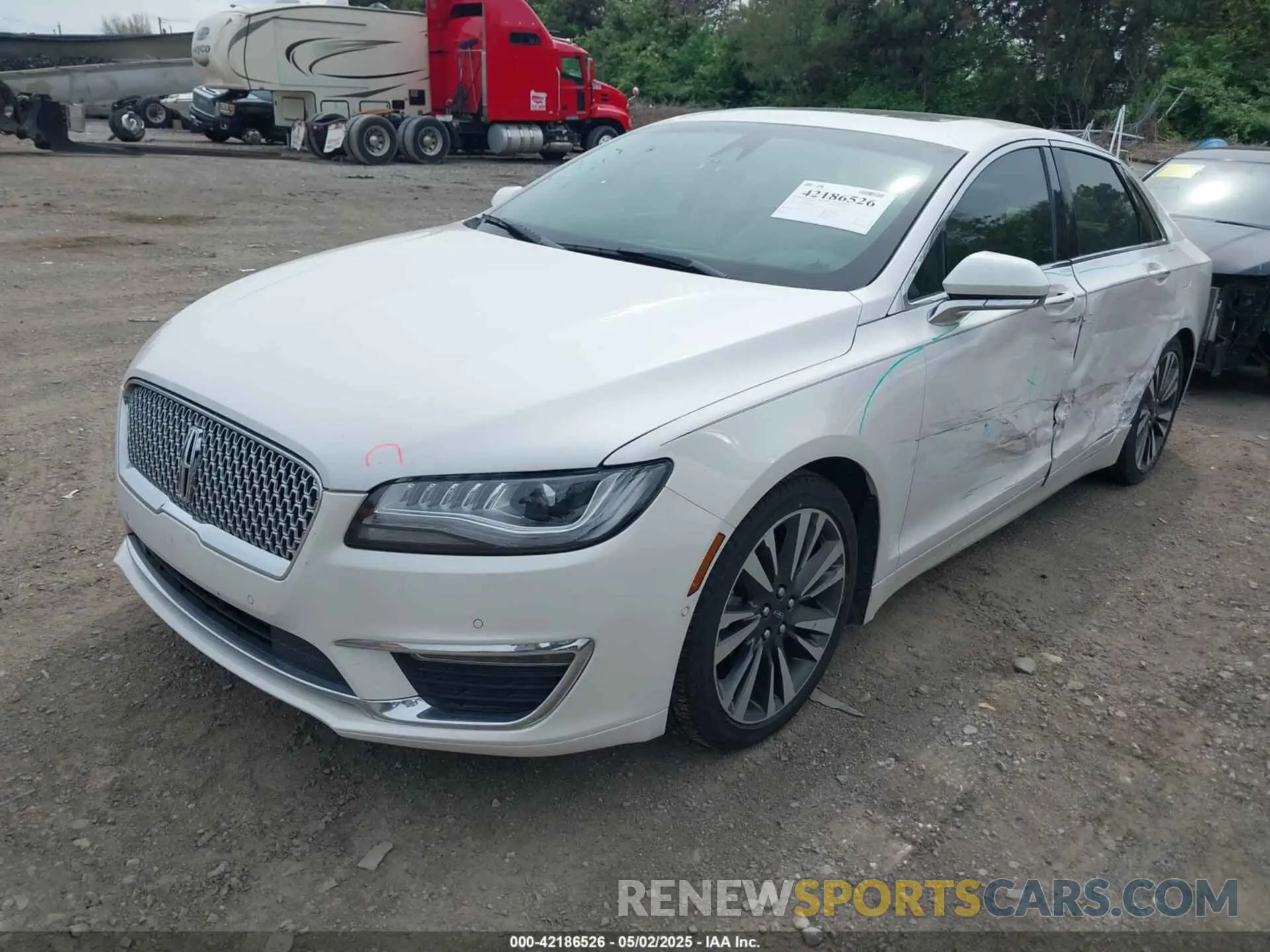 2 Photograph of a damaged car 3LN6L5MUXKR632126 LINCOLN MKZ HYBRID 2019