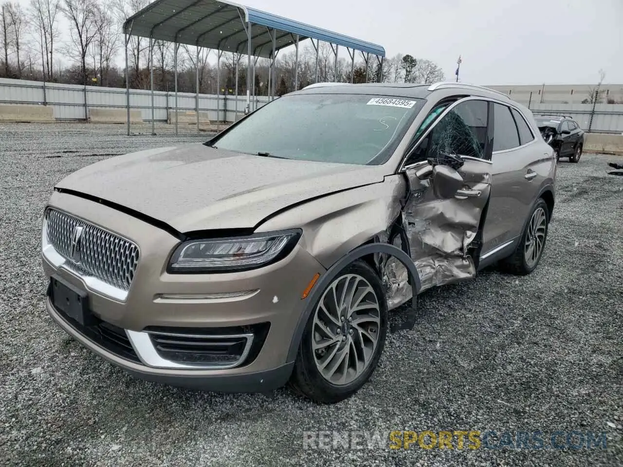 1 Photograph of a damaged car 2LMPJ6L96KBL18196 LINCOLN NAUTILUS 2019