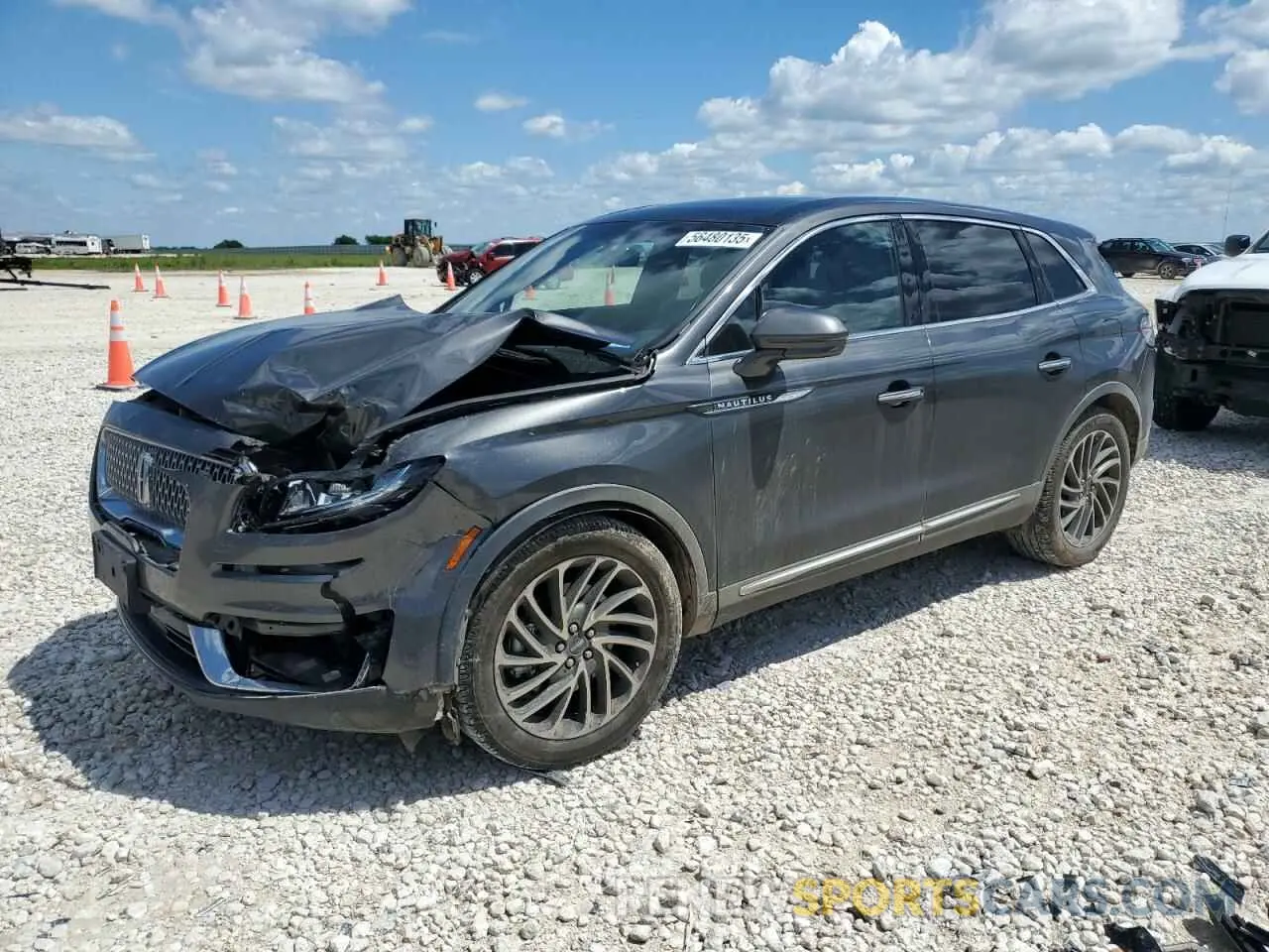 1 Photograph of a damaged car 2LMPJ6L9XKBL51296 LINCOLN NAUTILUS 2019