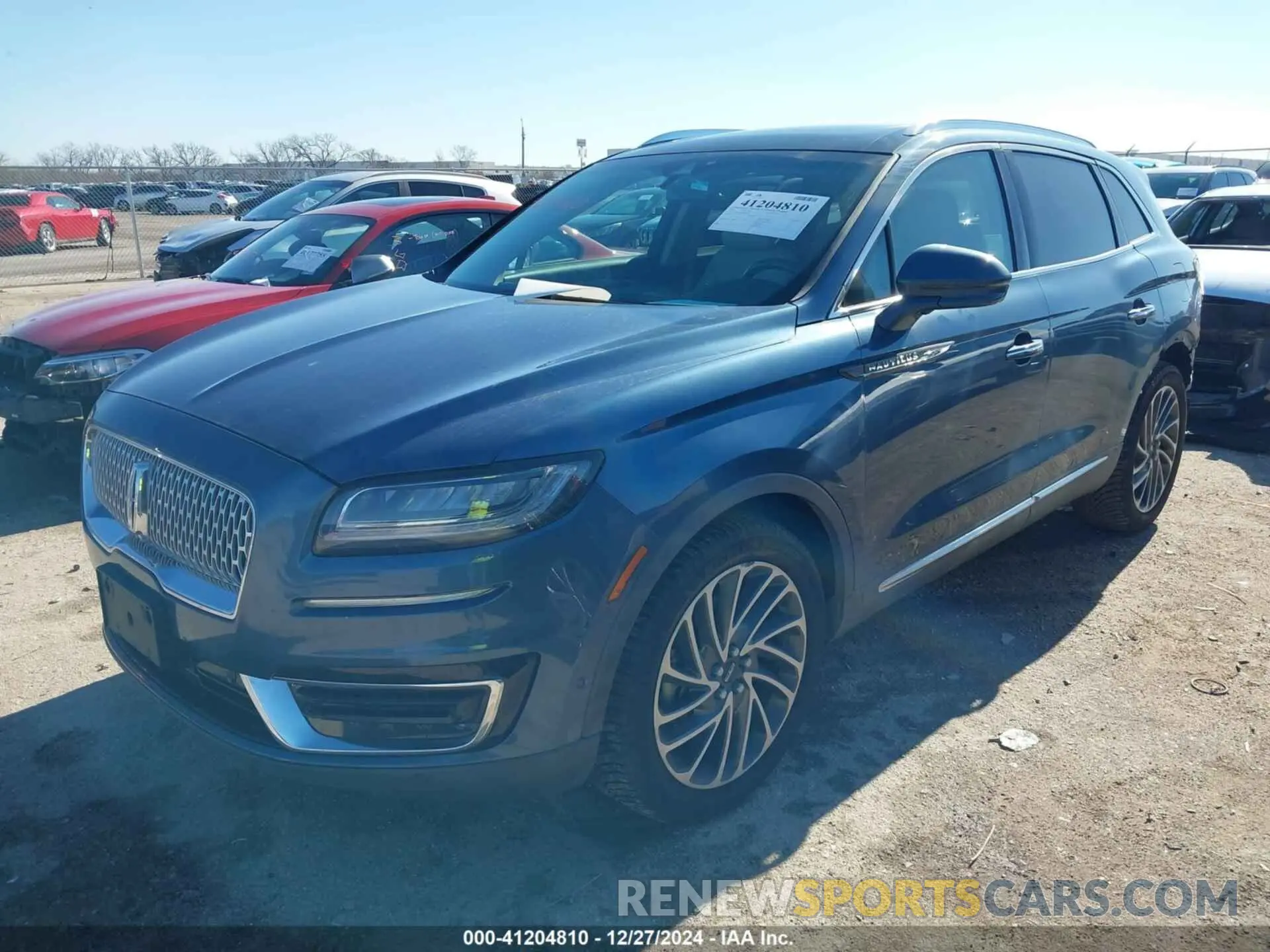 2 Photograph of a damaged car 2LMPJ6LP3KBL51283 LINCOLN NAUTILUS 2019