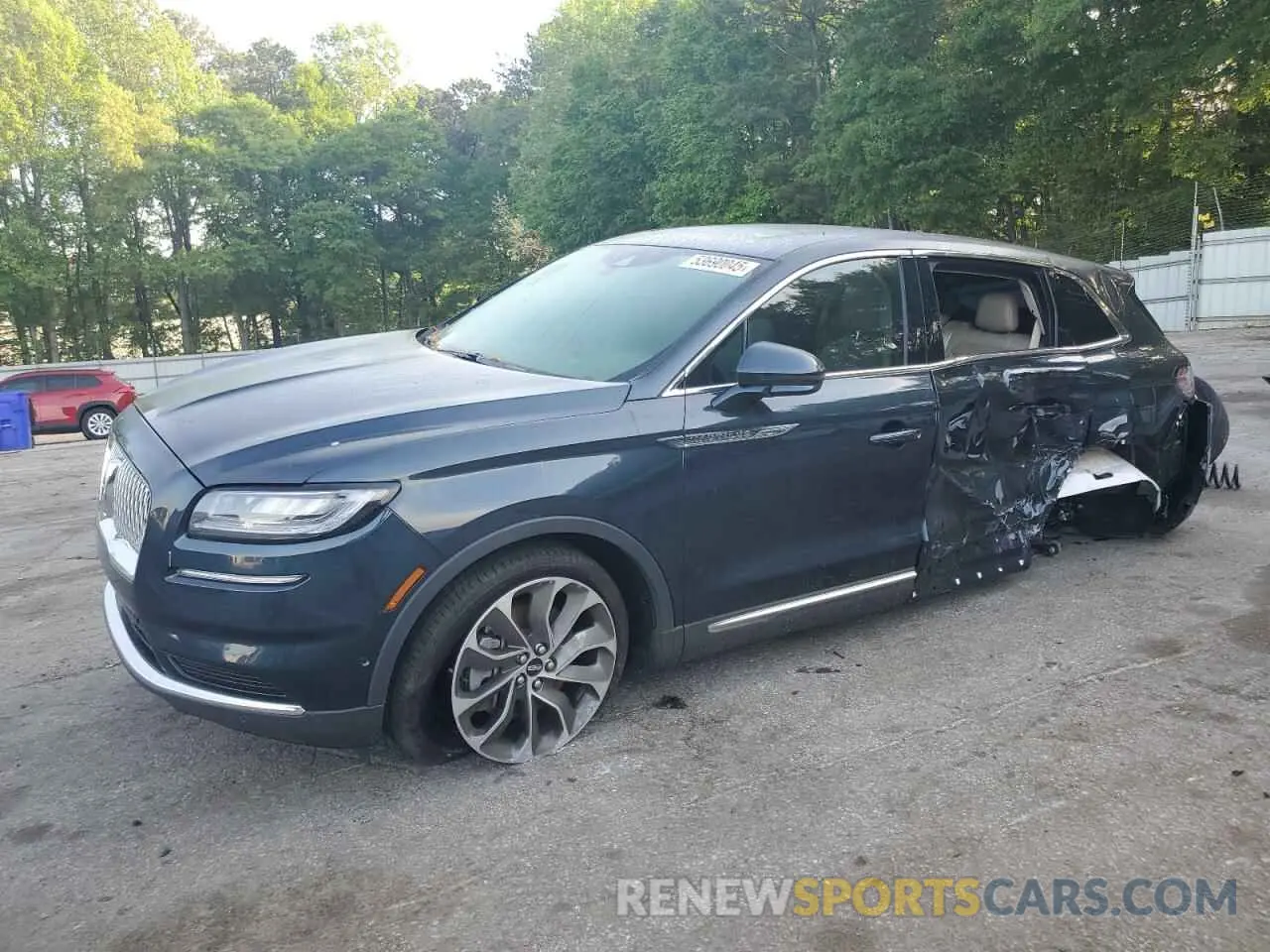 1 Photograph of a damaged car 2LMPJ8KP8MBL16884 LINCOLN NAUTILUS 2021