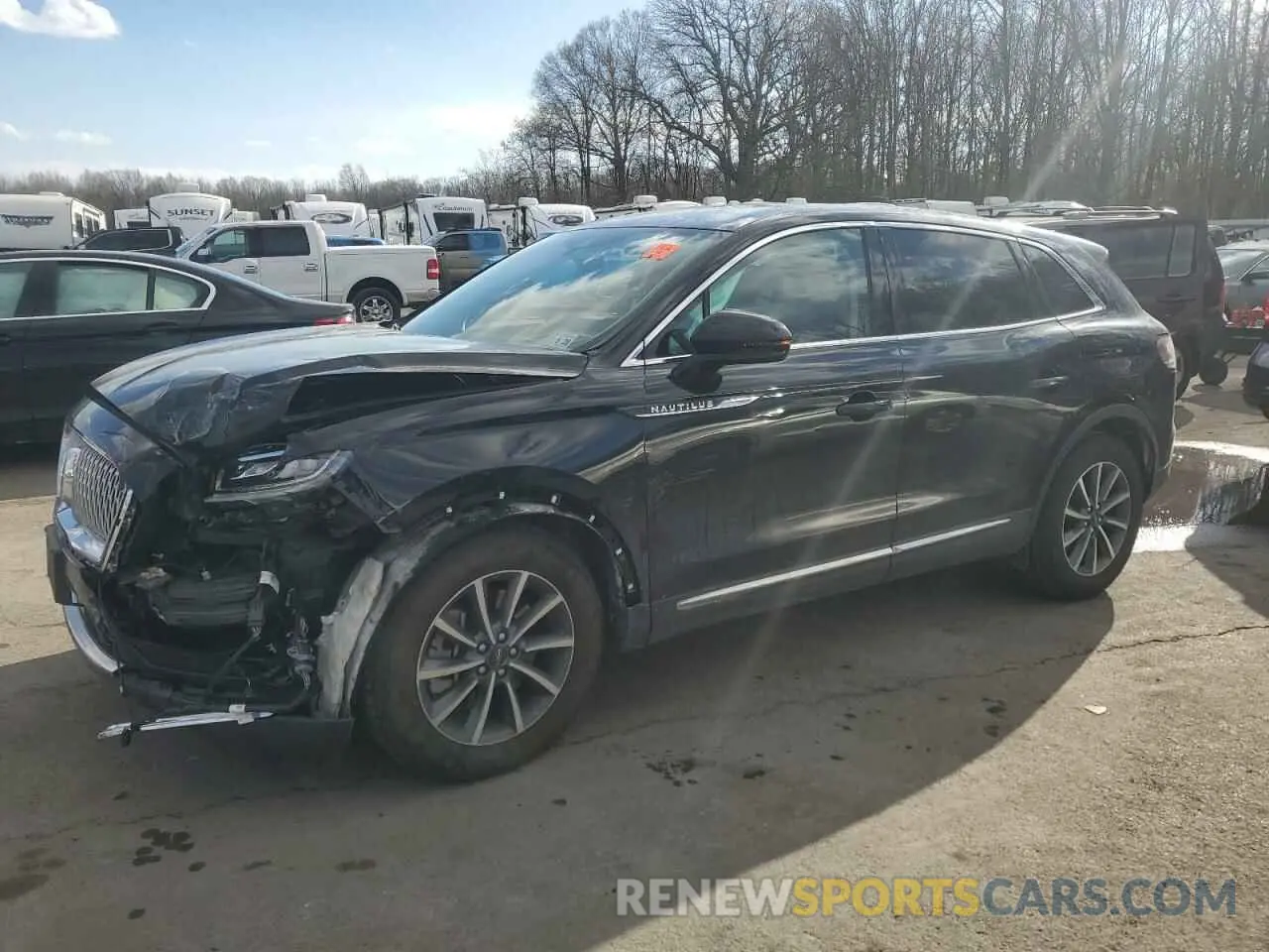 1 Photograph of a damaged car 2LMPJ6J92NBL27954 LINCOLN NAUTILUS 2022