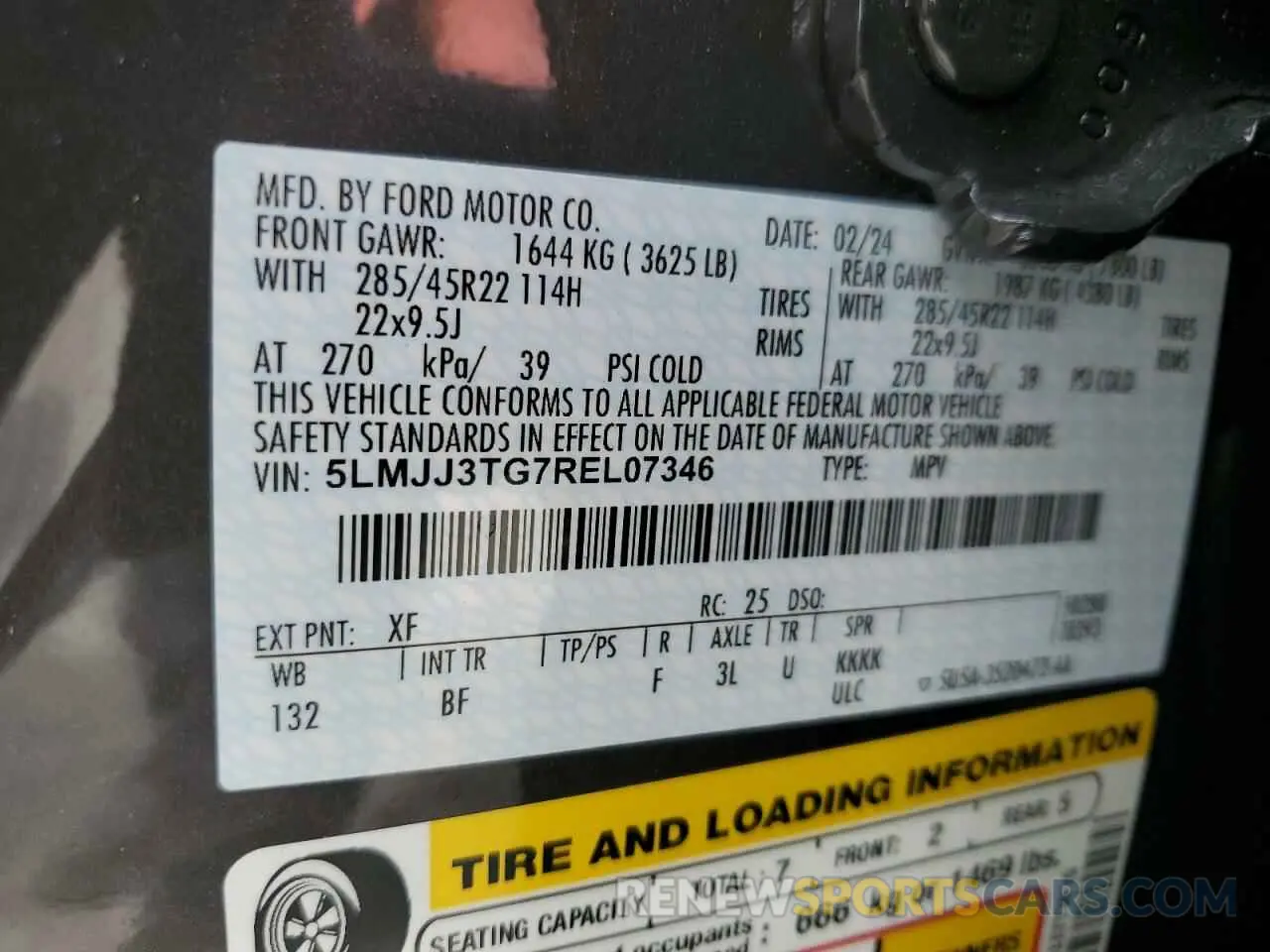13 Фотография поврежденного автомобиля 5LMJJ3TG7REL07346 LINCOLN NAVIGATOR 2024