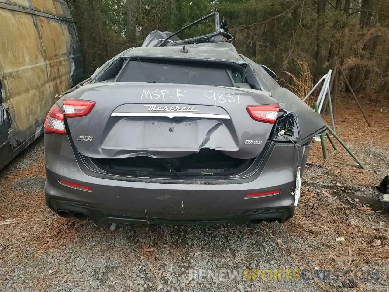 6 Photograph of a damaged car ZAM57YTS5K1339861 MASERATI ALL MODELS 2019