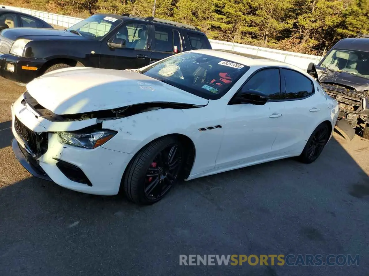 1 Photograph of a damaged car ZAM57YTA7M1368742 MASERATI ALL MODELS 2021