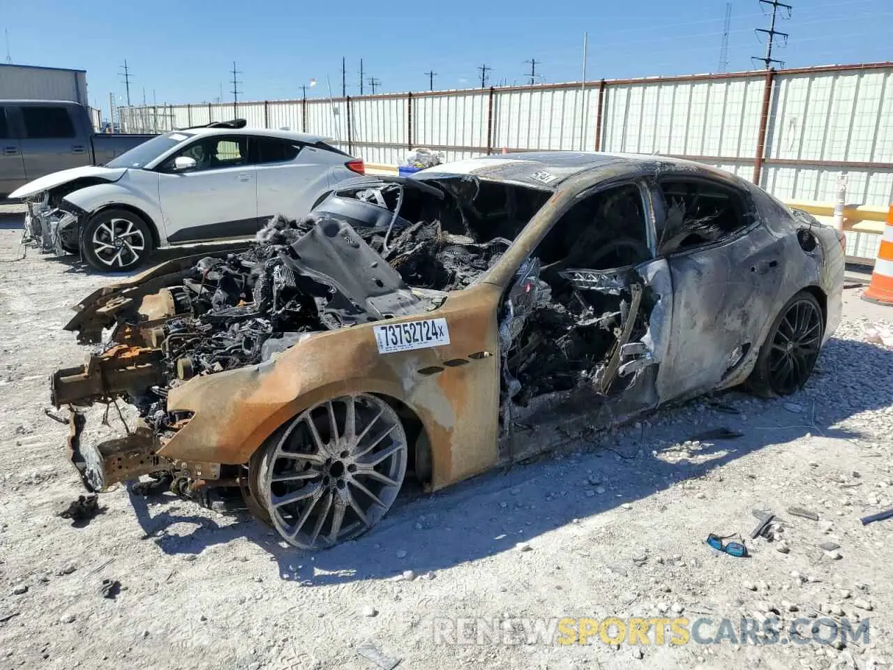 1 Photograph of a damaged car ZAM57ZSA7M1366562 MASERATI ALL MODELS 2021