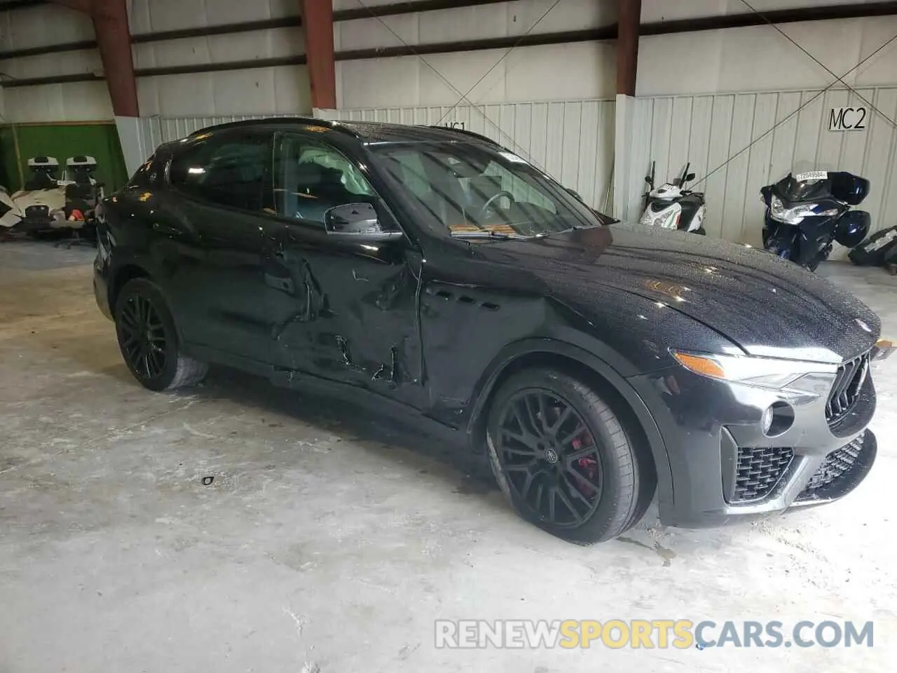4 Photograph of a damaged car ZN661YUAXMX357898 MASERATI ALL MODELS 2021