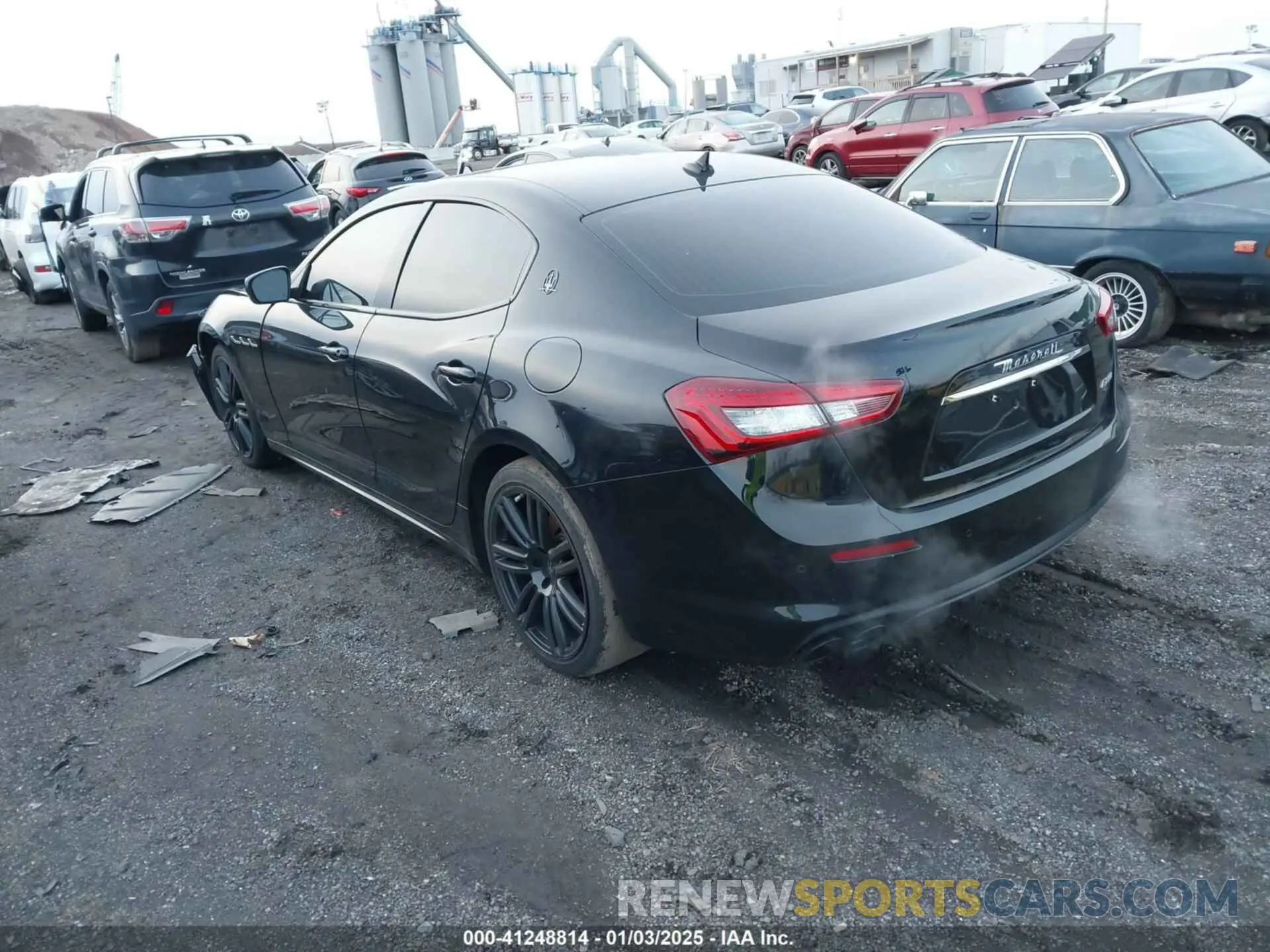 3 Photograph of a damaged car ZAM57XSA9K1322970 MASERATI GHIBLI 2019