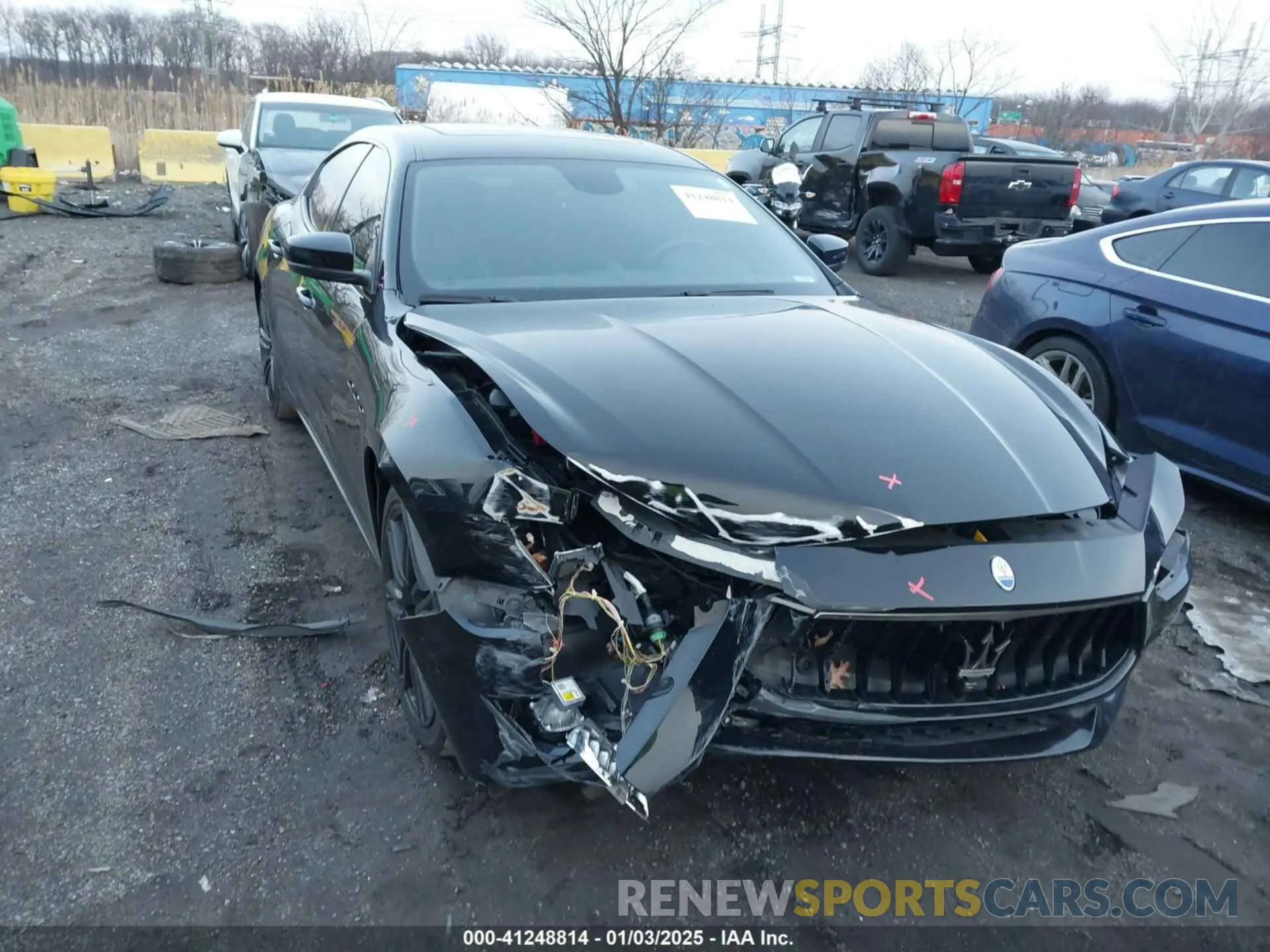 6 Photograph of a damaged car ZAM57XSA9K1322970 MASERATI GHIBLI 2019