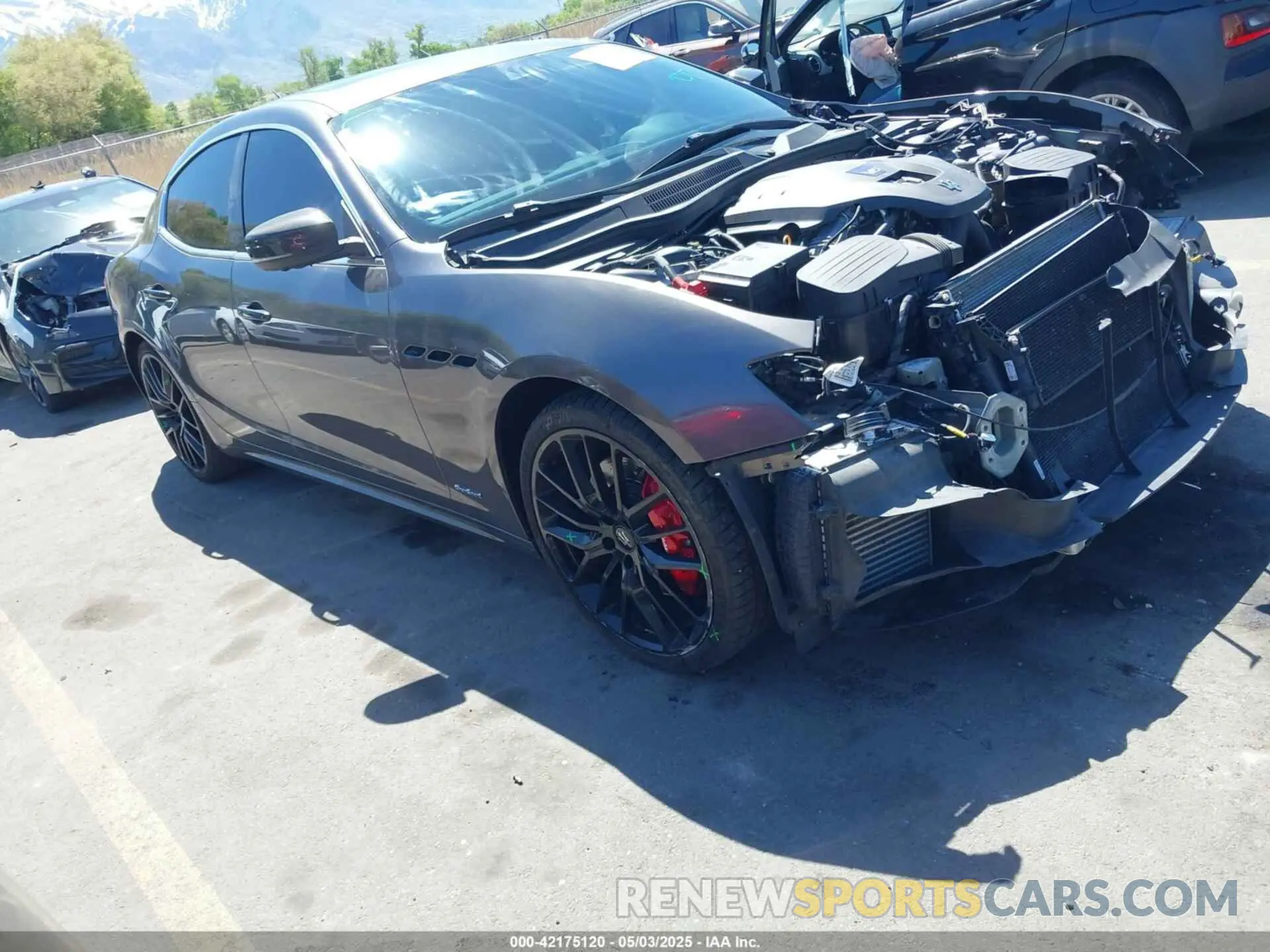 1 Photograph of a damaged car ZAM57YSS8L1353160 MASERATI GHIBLI 2020