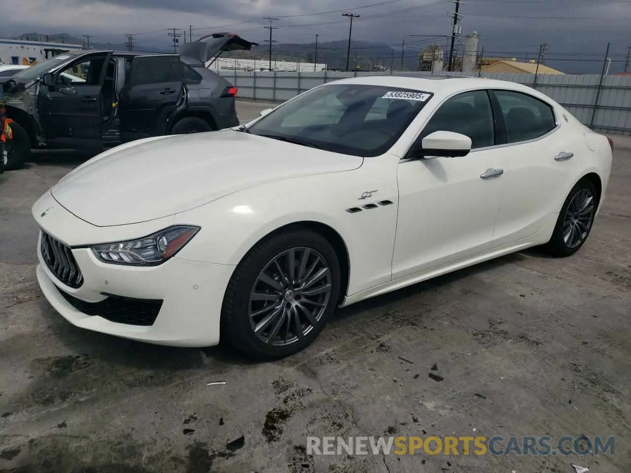 1 Photograph of a damaged car ZAM57XSAXN1390716 MASERATI GHIBLI BAS 2022