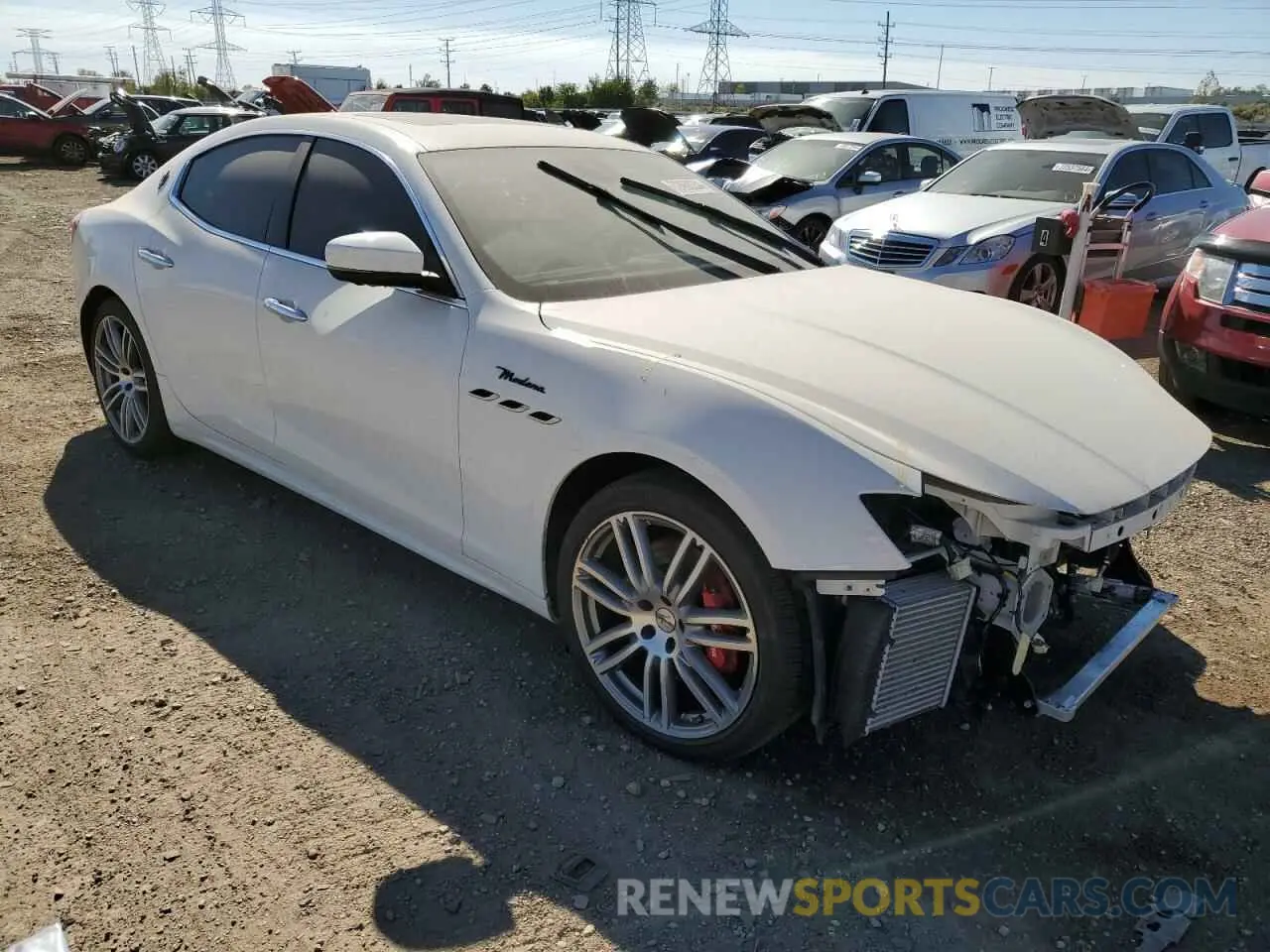 4 Photograph of a damaged car ZAM57YTM2NX399860 MASERATI GHIBLI MOD 2022