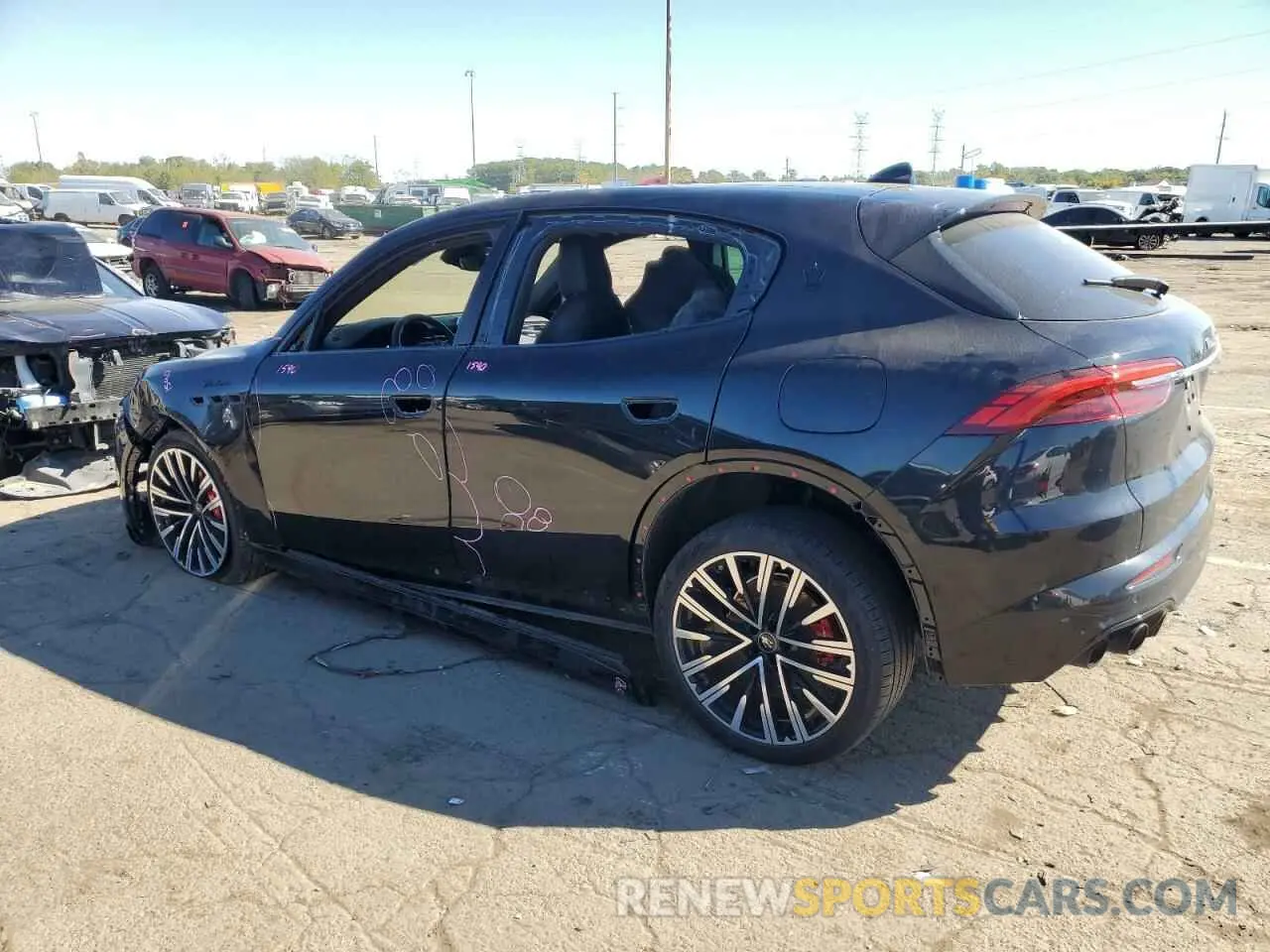 2 Photograph of a damaged car ZN682AVM0P7410537 MASERATI GRECALE MO 2023
