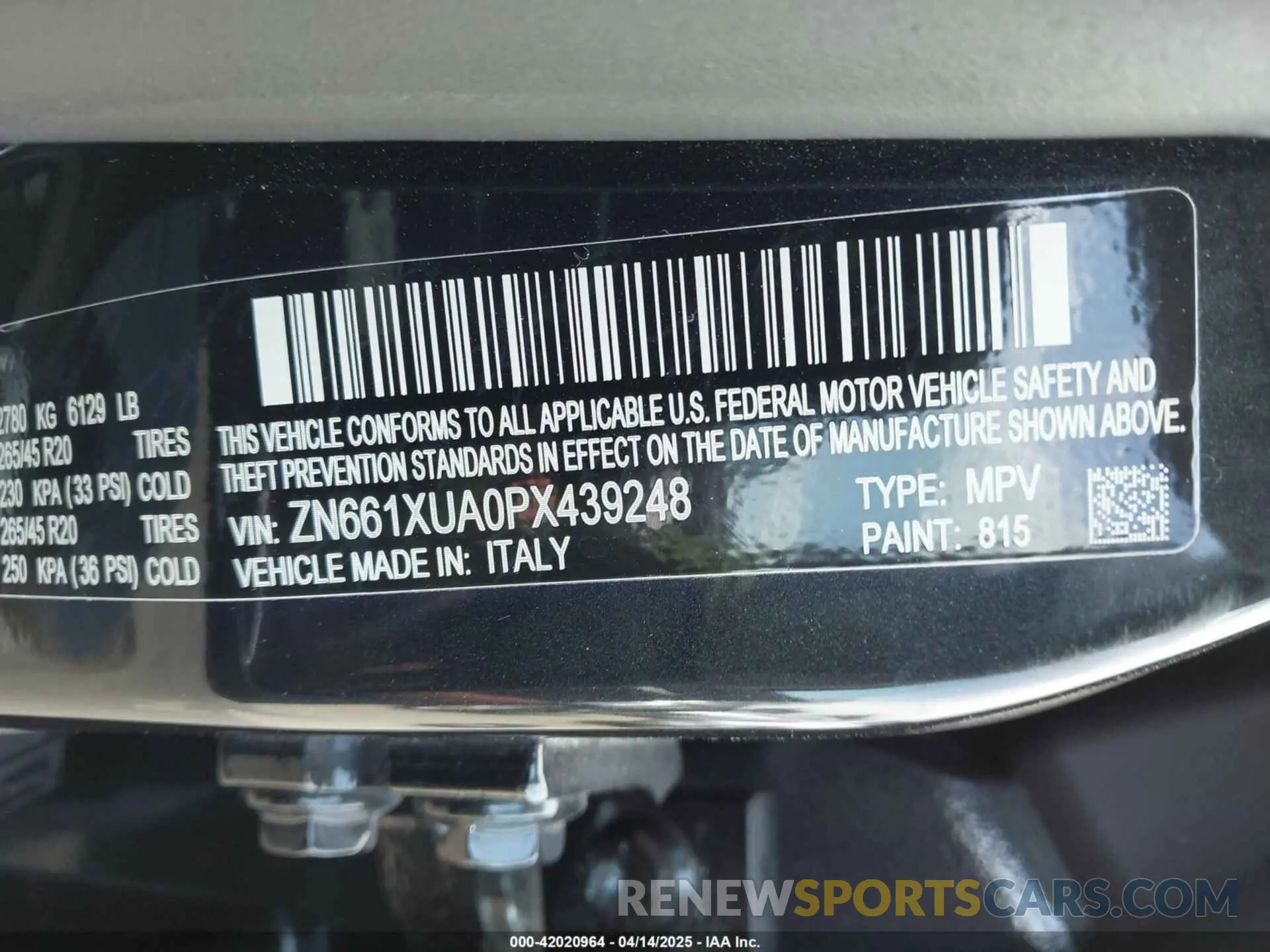 9 Photograph of a damaged car ZN661XUA0PX439248 MASERATI LEVANTE 2023