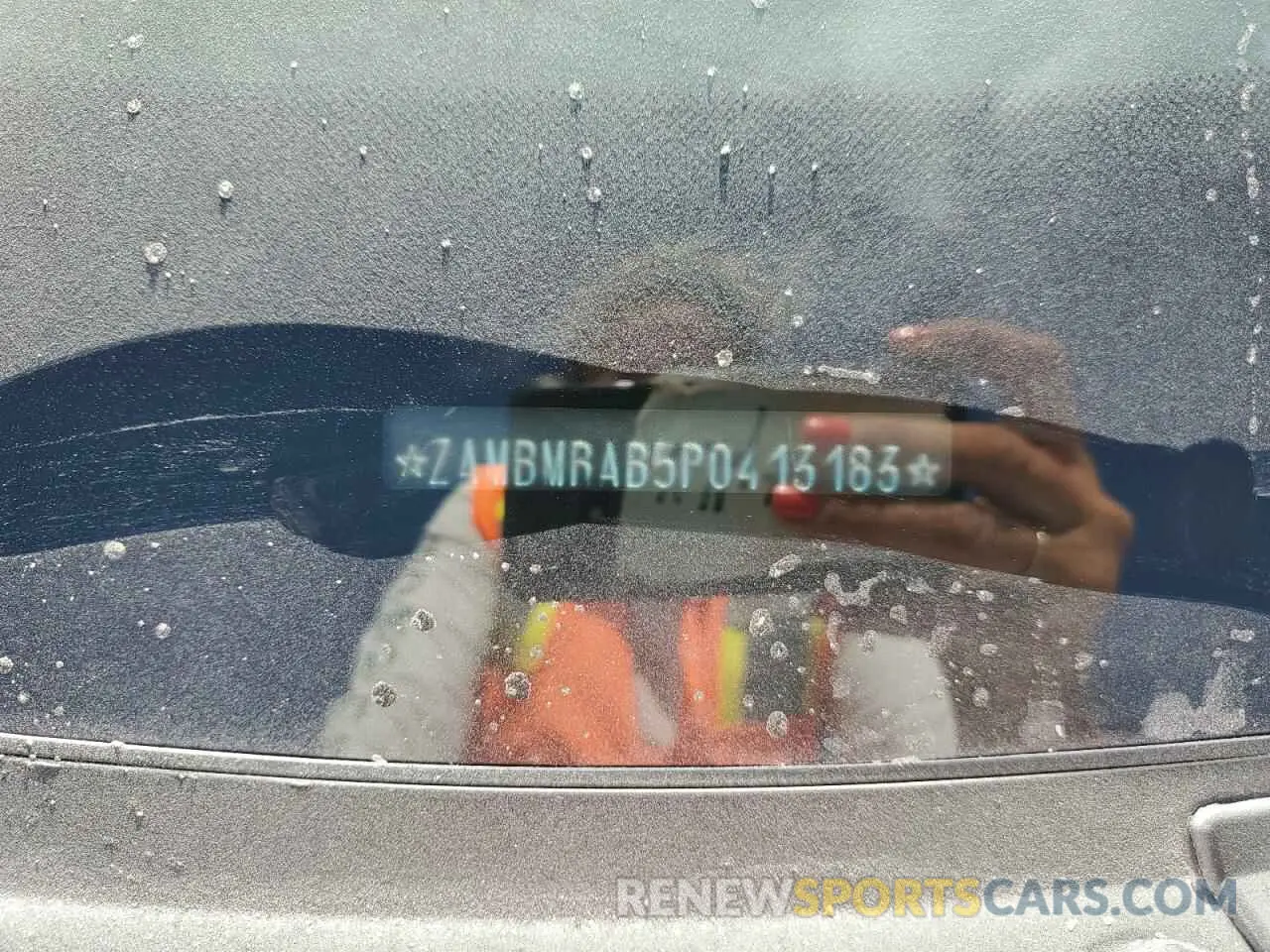 13 Photograph of a damaged car ZAMBMRAB5P0413183 MASERATI MC20 2023