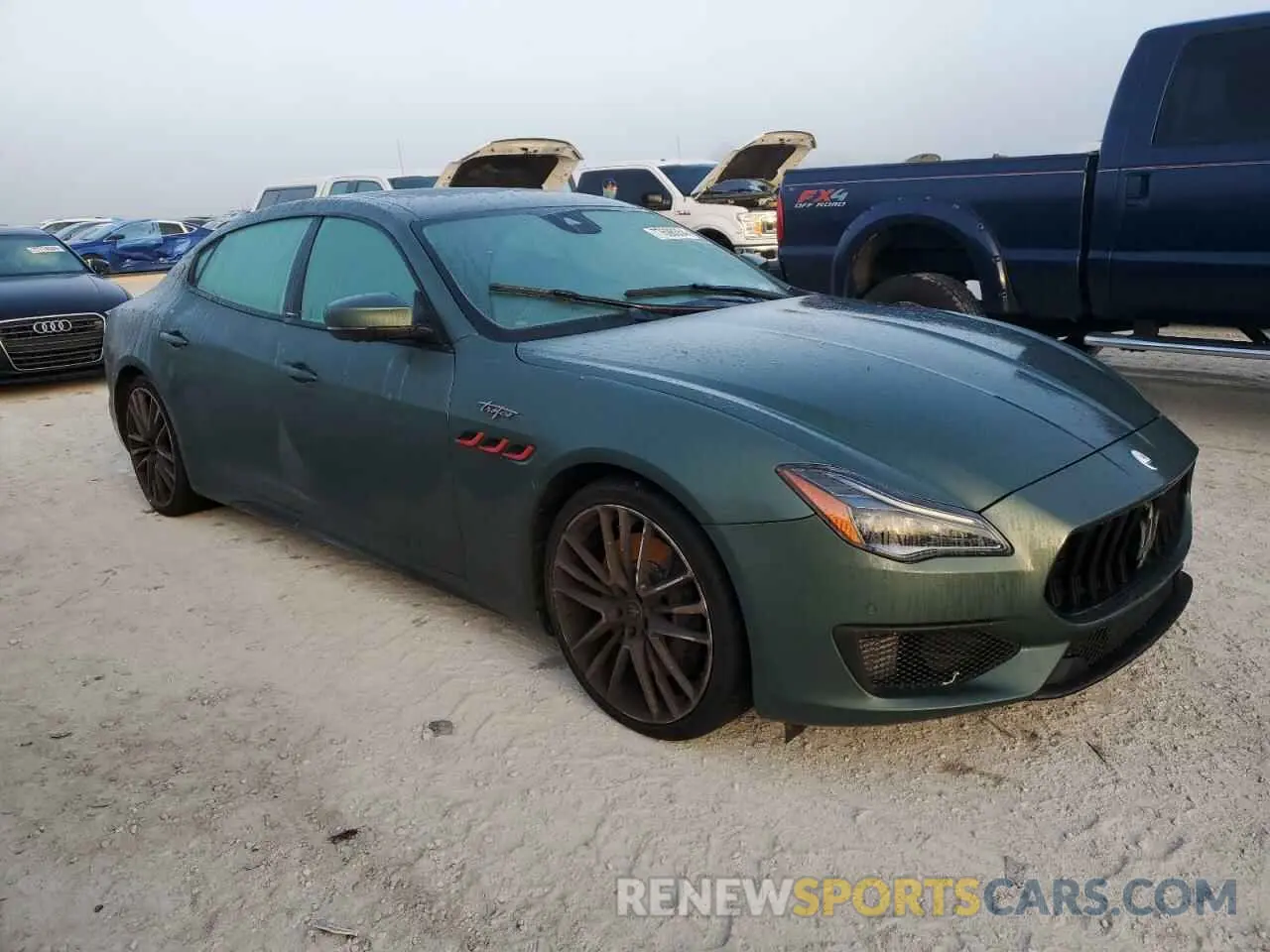 4 Фотография поврежденного автомобиля ZAM56ZPT4N1382393 MASERATI QUATTROPOR 2022