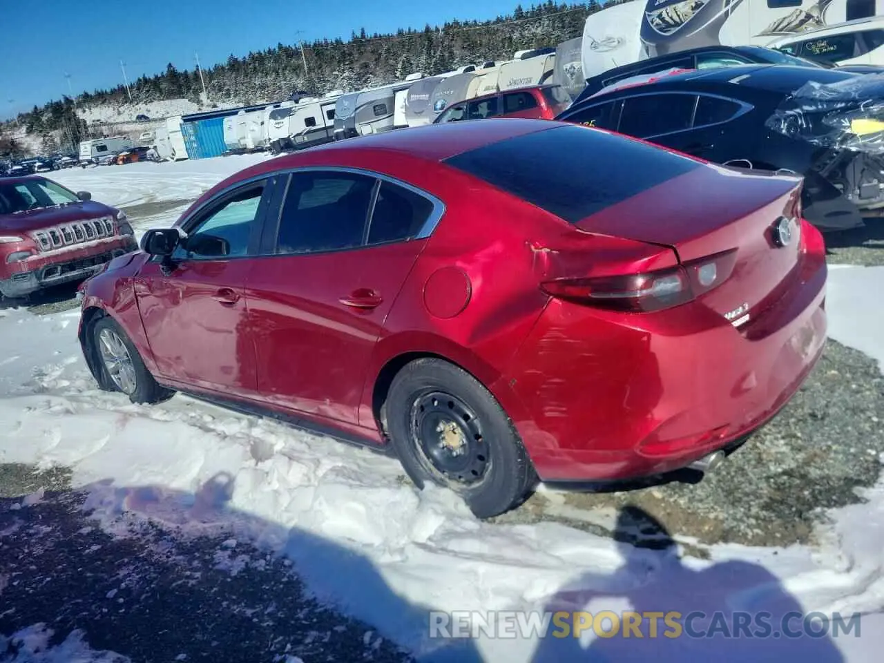2 Photograph of a damaged car 3MZBPAB74KM103567 MAZDA 3 2019