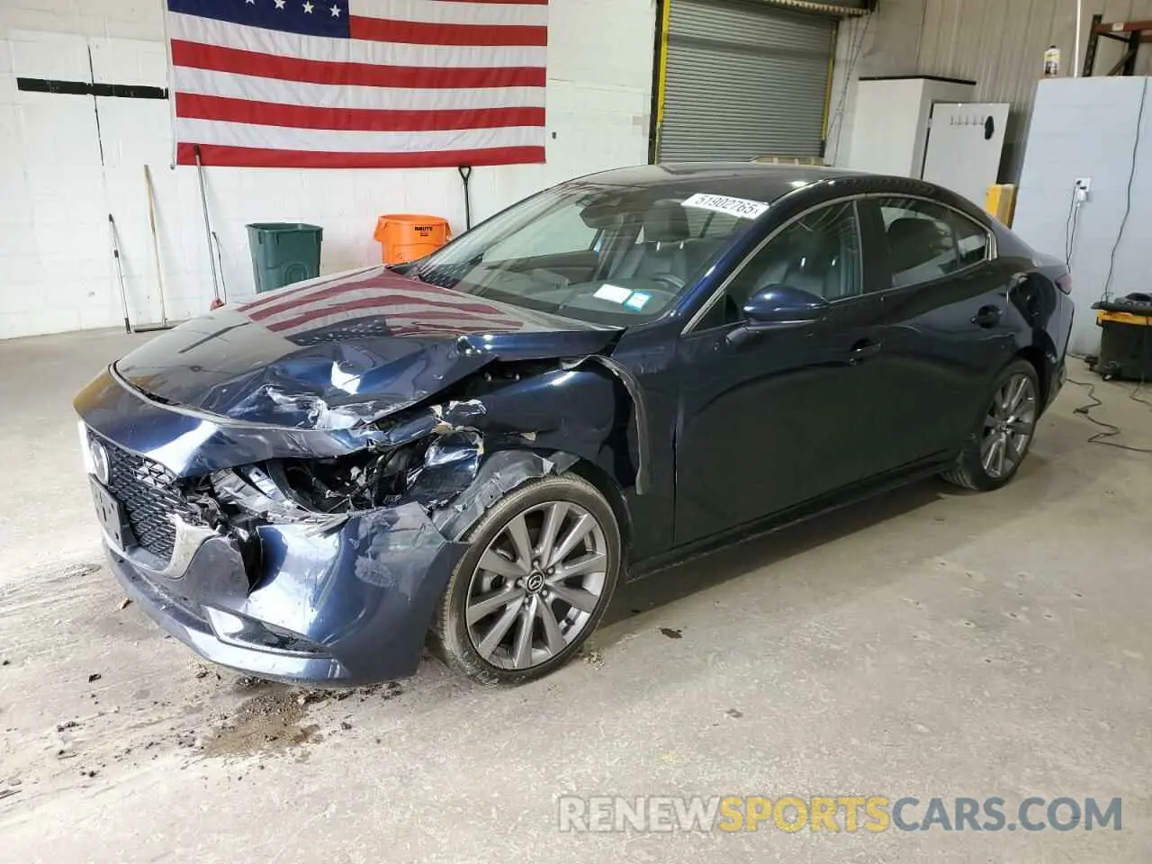 1 Photograph of a damaged car 3MZBPADL3KM107877 MAZDA 3 2019