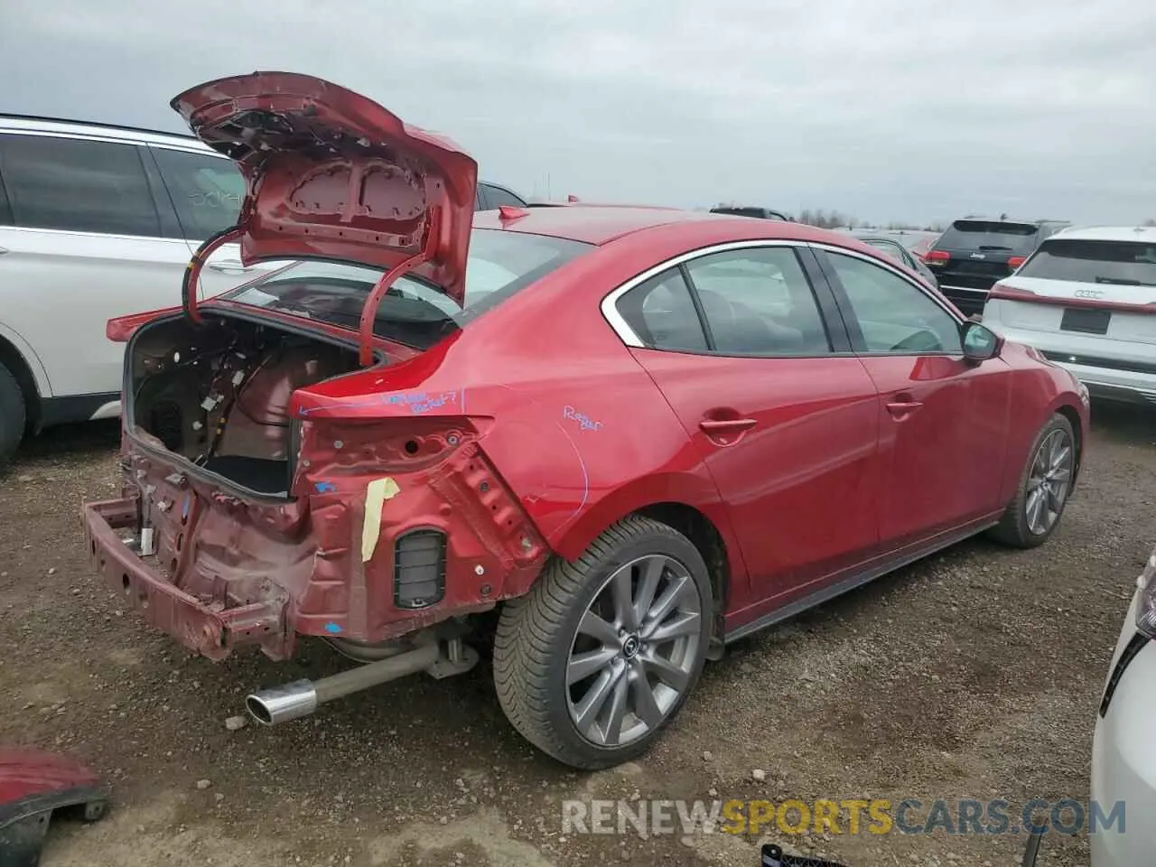 3 Photograph of a damaged car 3MZBPAEM6KM103409 MAZDA 3 2019