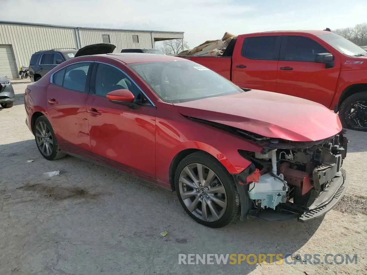 4 Photograph of a damaged car 3MZBPAEM6KM103443 MAZDA 3 2019