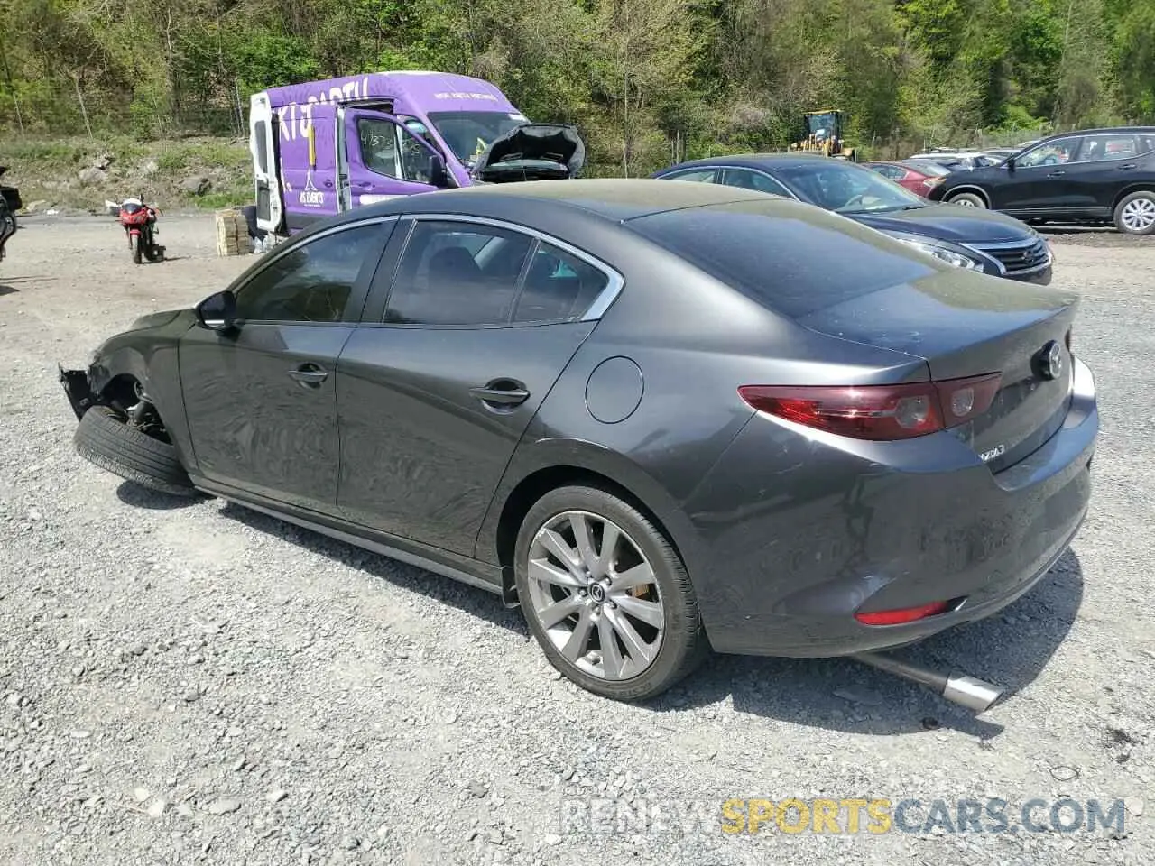 2 Фотография поврежденного автомобиля JM1BPACL4K1108246 MAZDA 3 2019