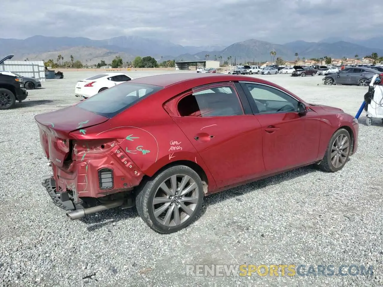 3 Фотография поврежденного автомобиля JM1BPACL9K1109053 MAZDA 3 2019