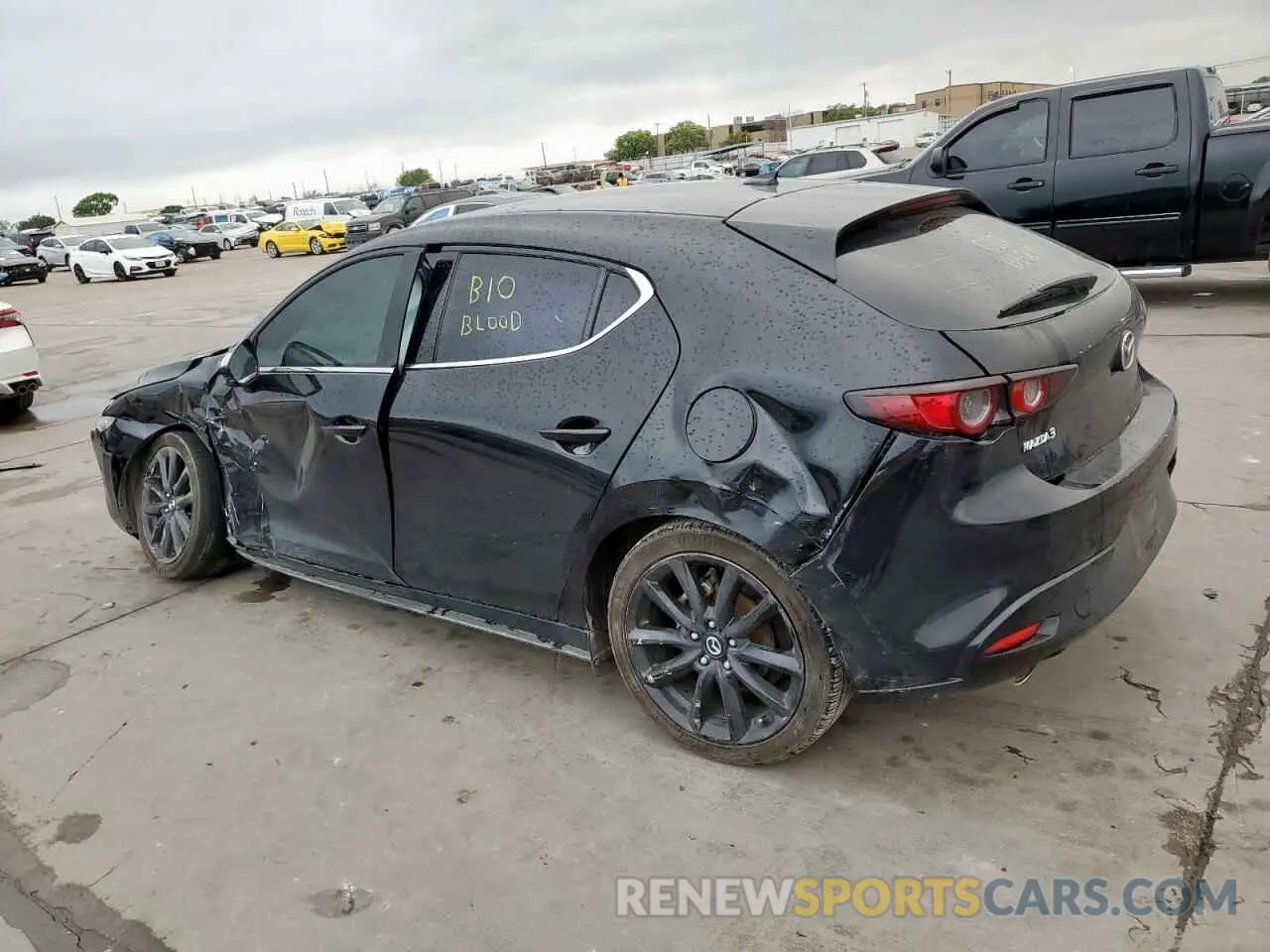 2 Photograph of a damaged car JM1BPANM0K1143842 MAZDA 3 2019